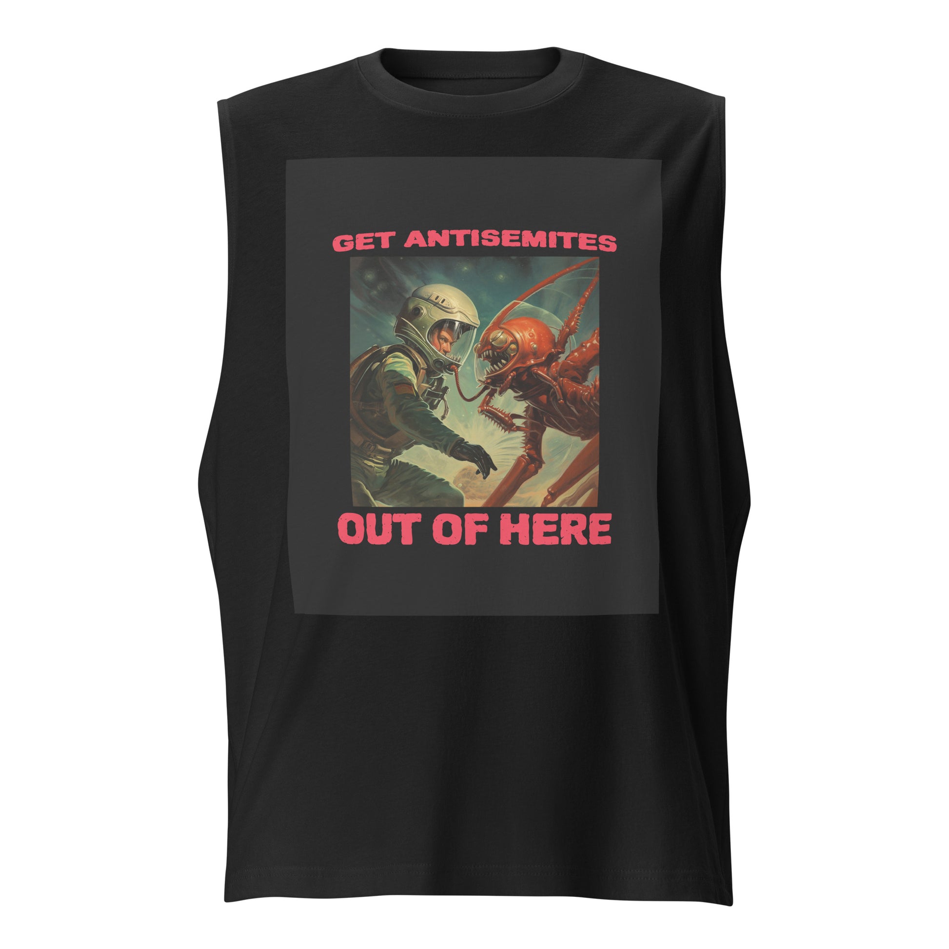 Get Alien Out | Antisemitism | Unisex Muscle Tank Top Jouparty