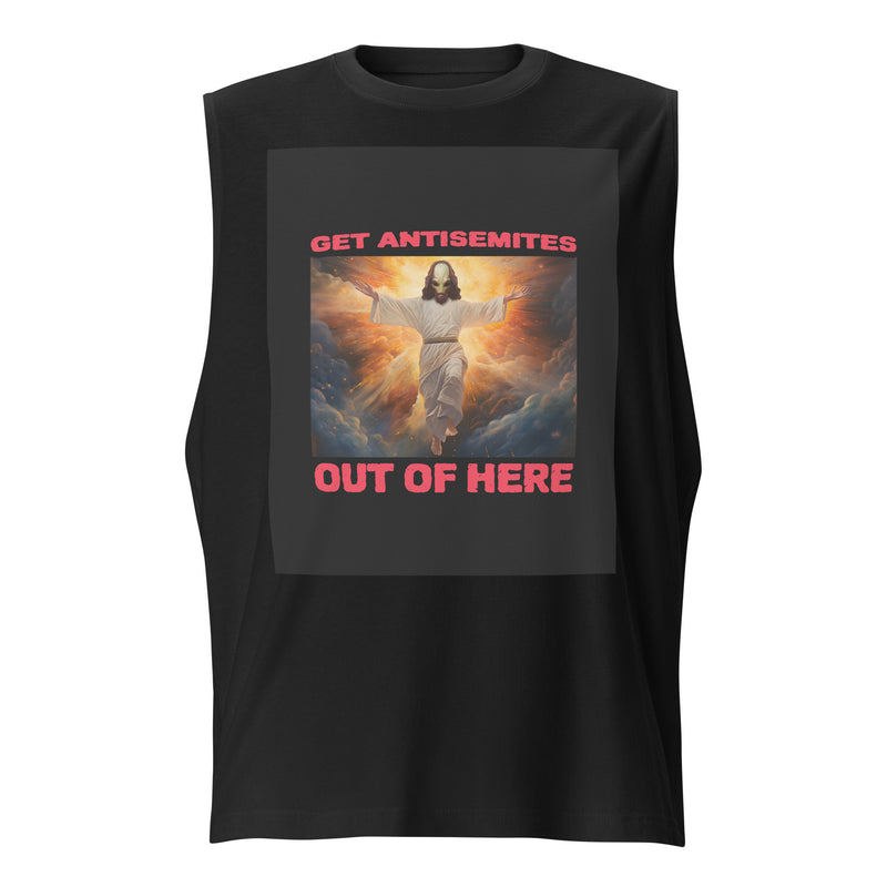 Get Alien Out | Antisemitism | Unisex Muscle Tank Top