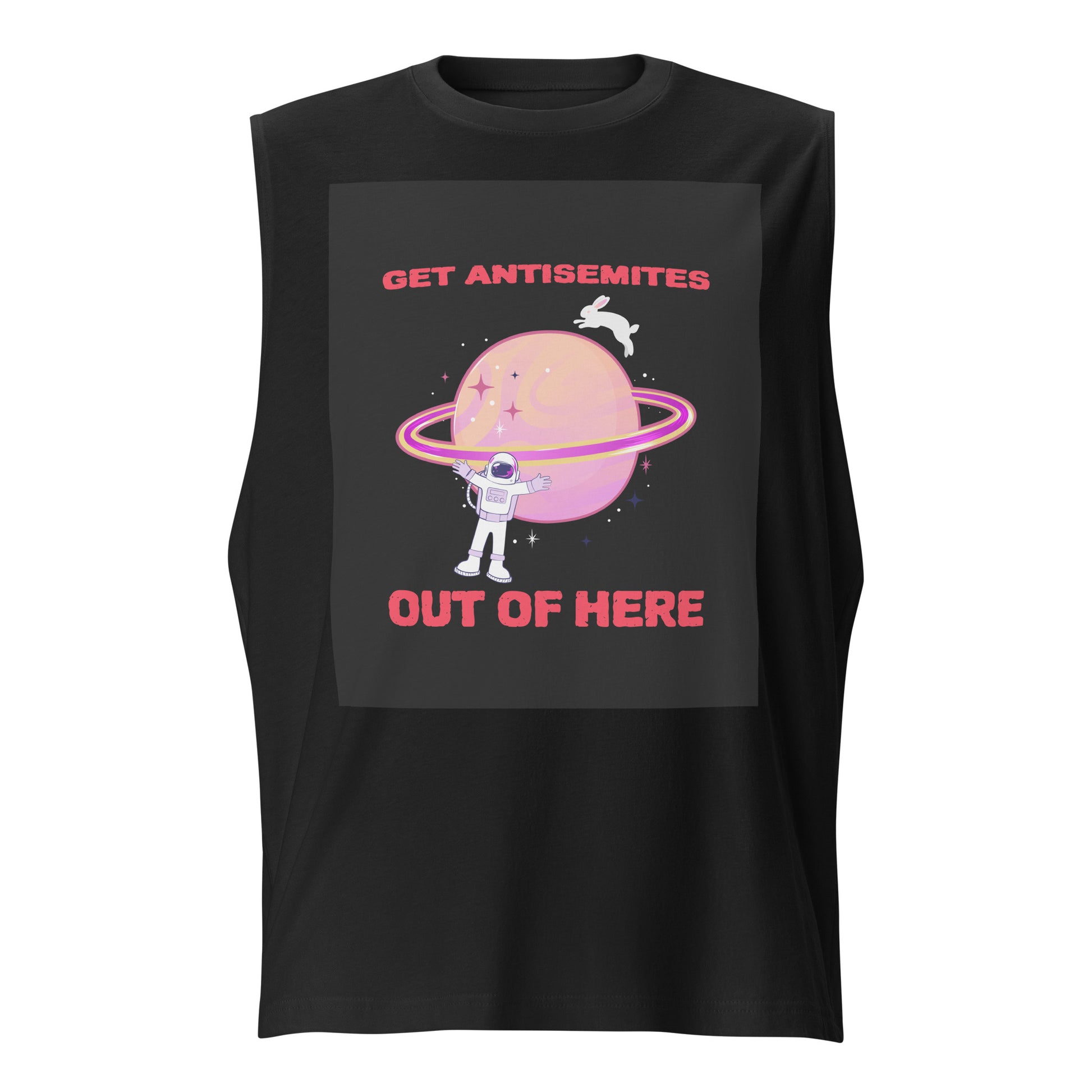 Get Alien Out | Antisemitism | Unisex Muscle Tank Top Jouparty
