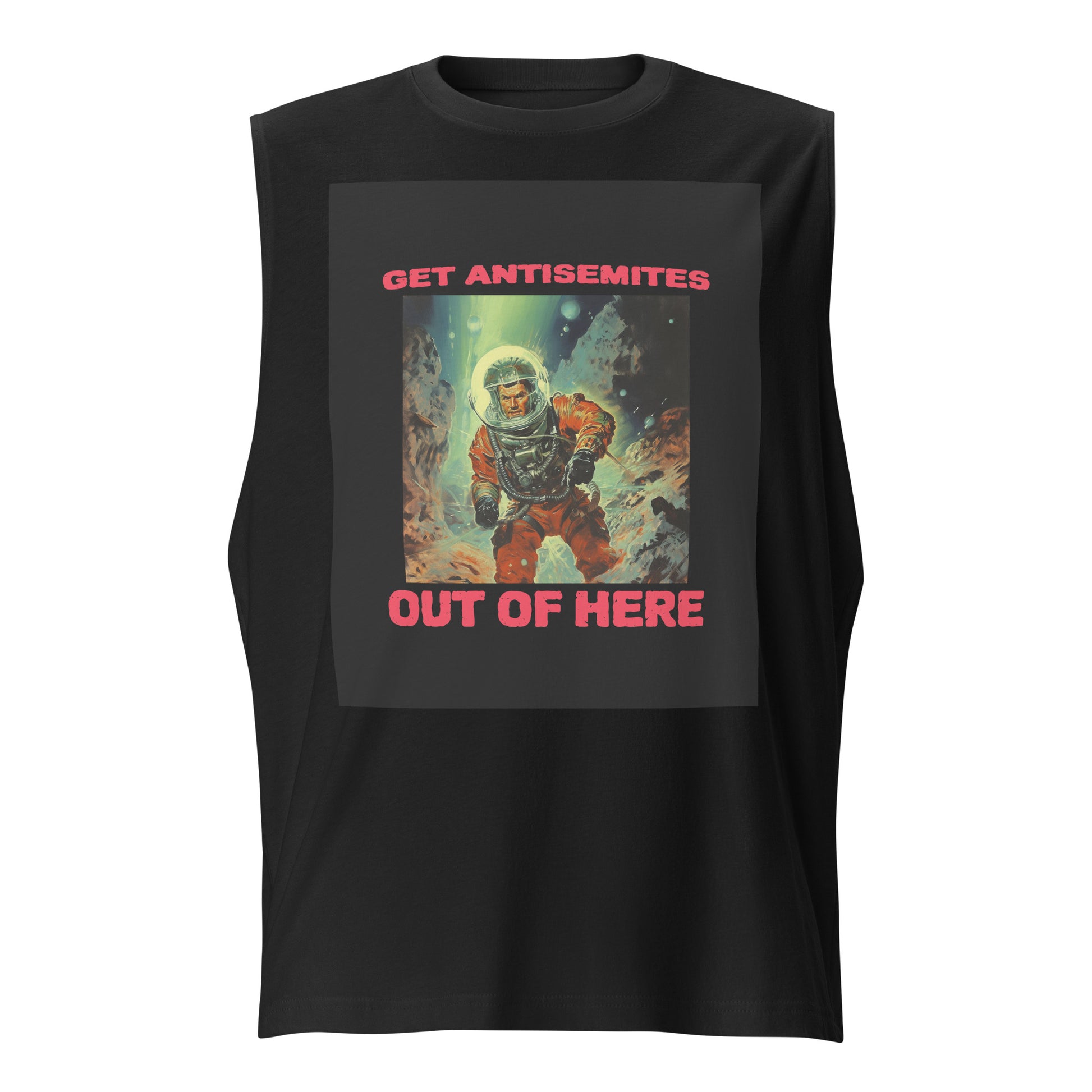 Get Alien Out | Antisemitism | Unisex Muscle Tank Top Jouparty