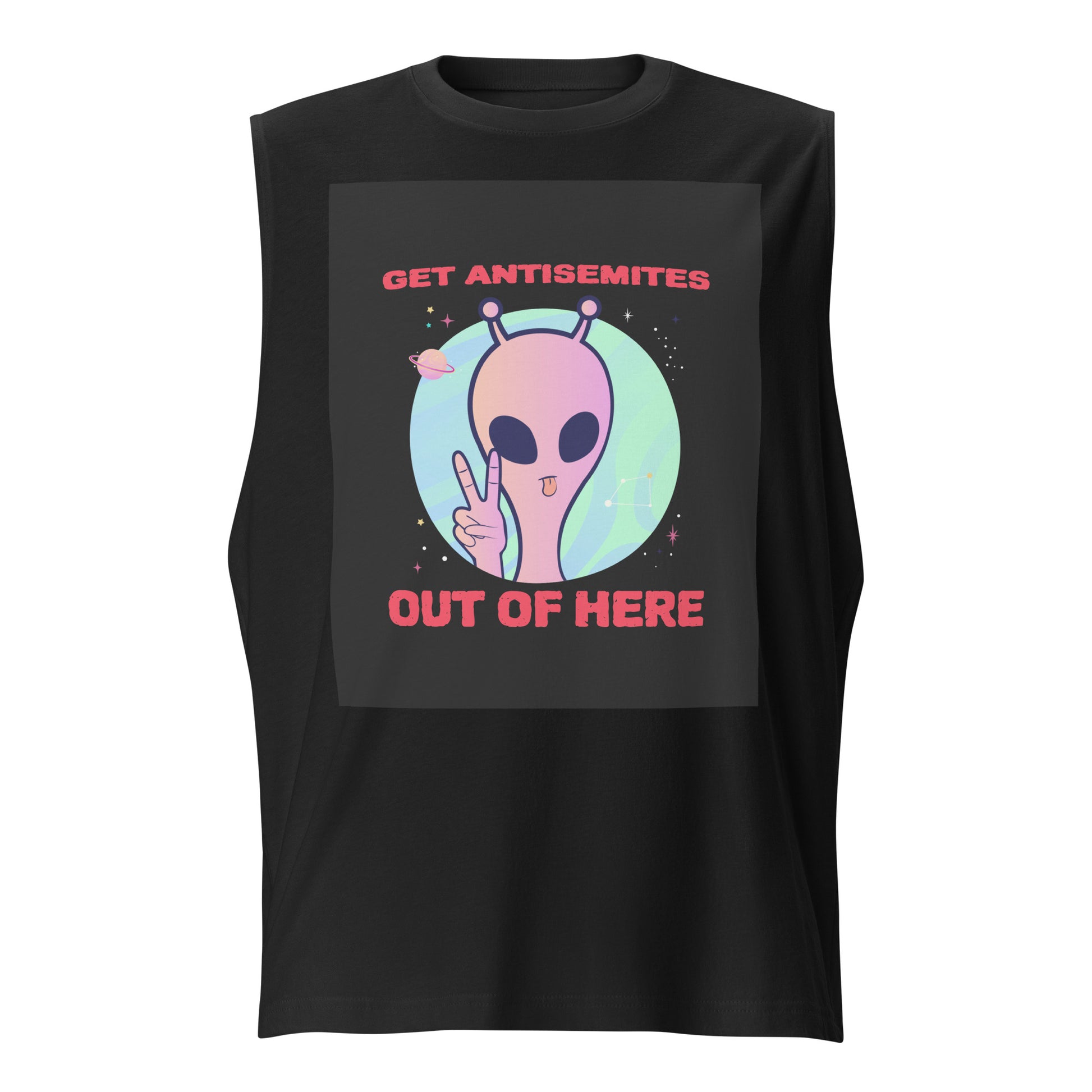 Get Alien Out | Antisemitism | Unisex Muscle Tank Top