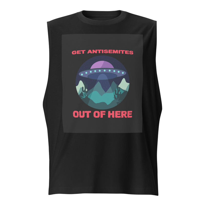 Get Alien Out | Antisemitism | Unisex Muscle Tank Top