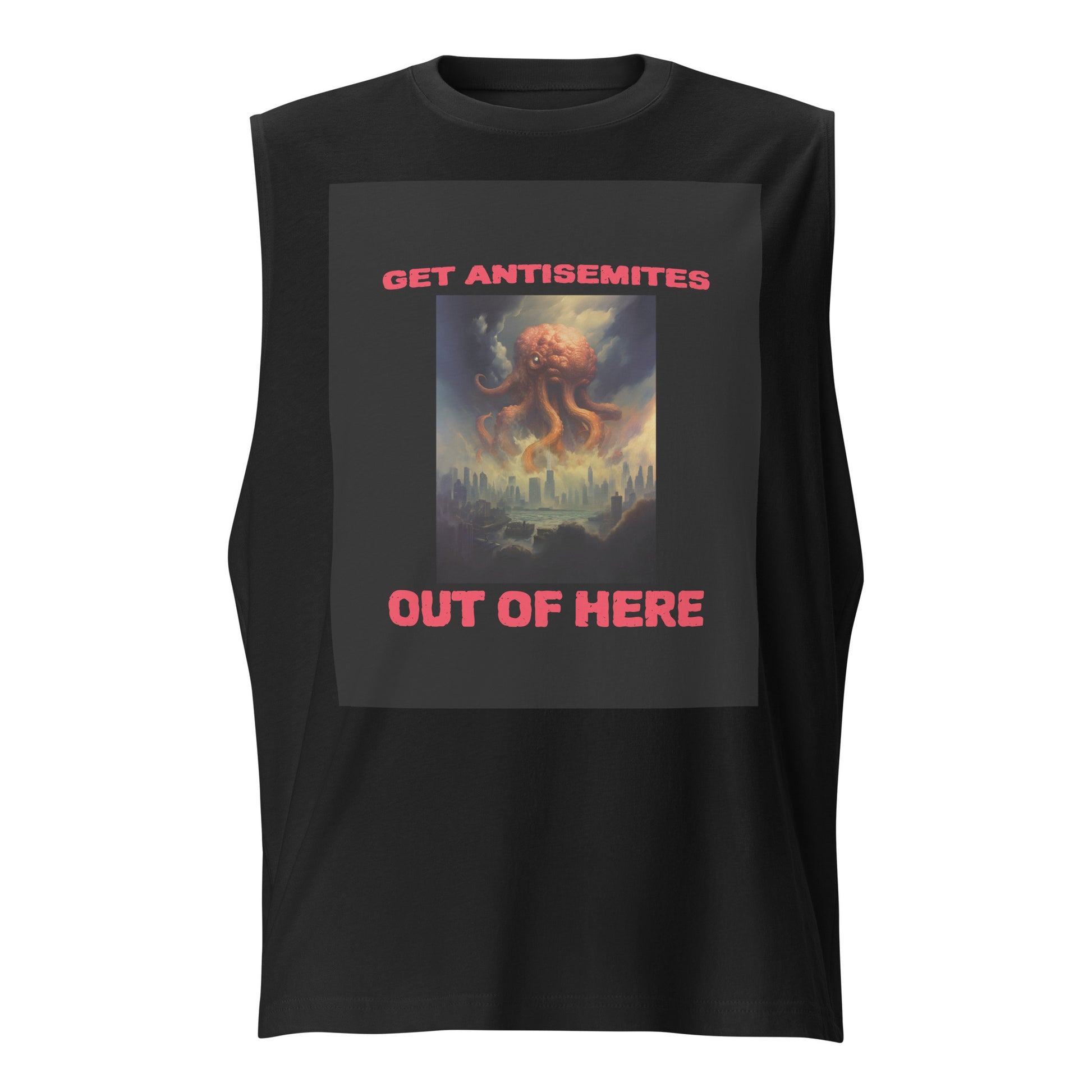 Get Alien Out | Antisemitism | Unisex Muscle Tank Top Jouparty