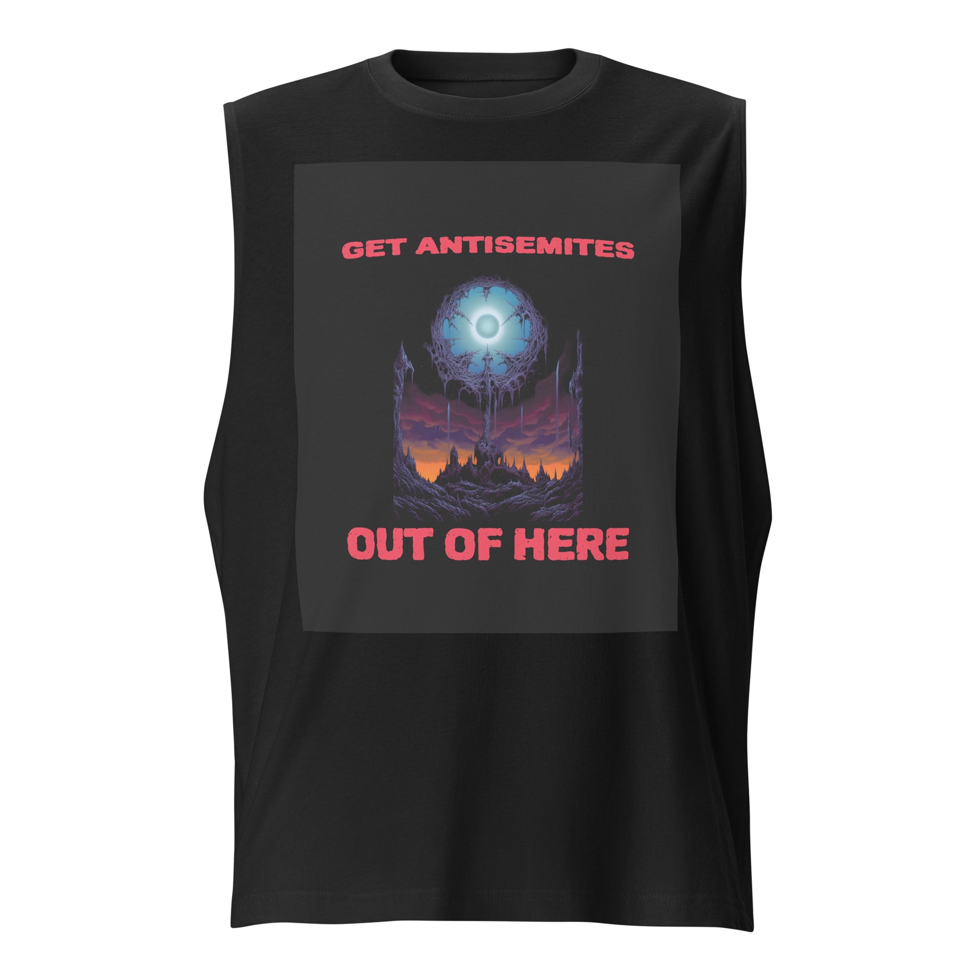 Get Alien Out | Antisemitism | Unisex Muscle Tank Top Jouparty