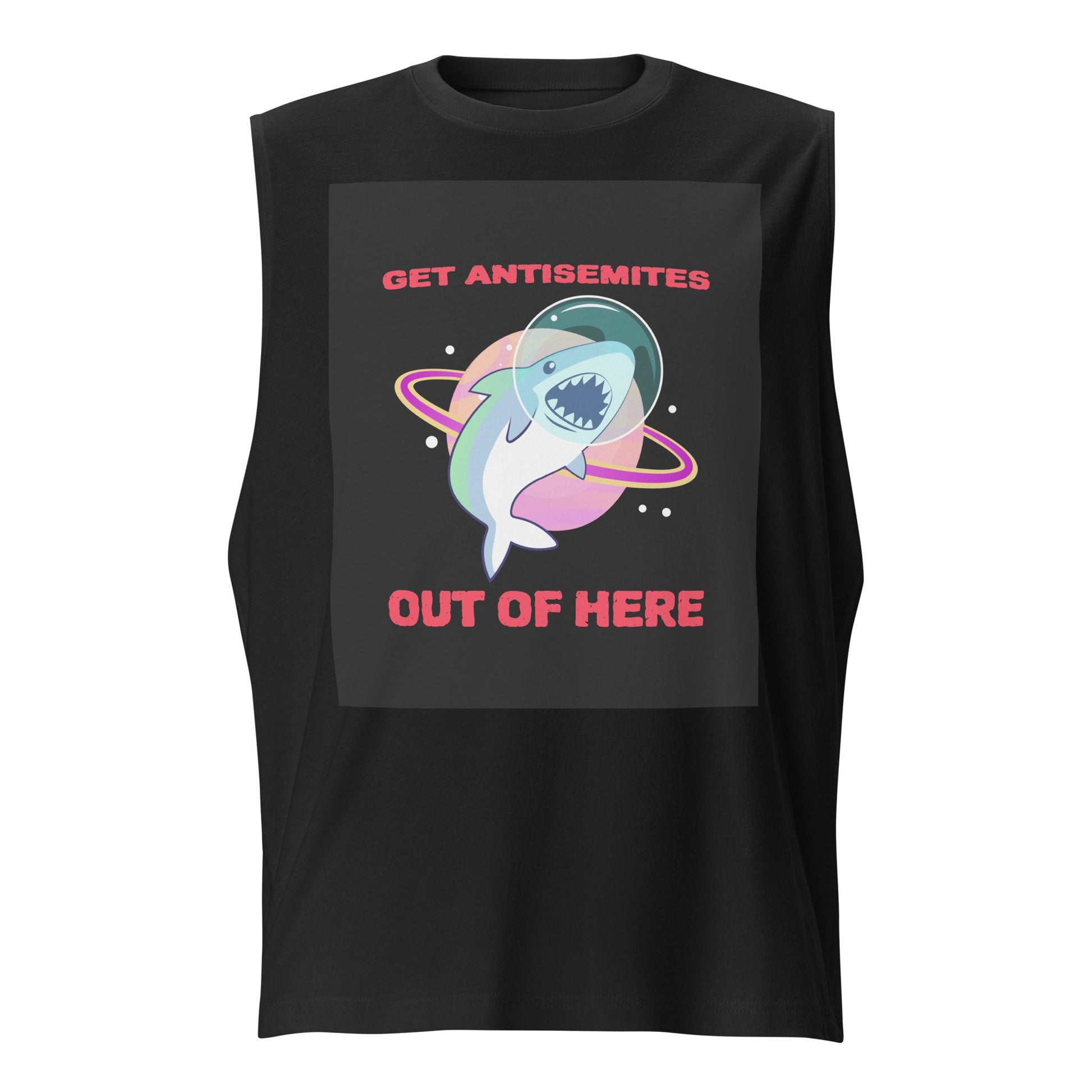 Get Alien Out | Antisemitism | Unisex Muscle Tank Top Jouparty