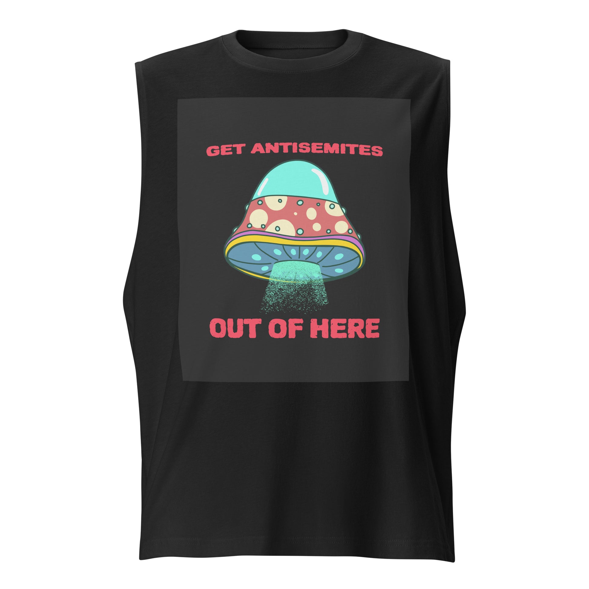 Get Alien Out | Antisemitism | Unisex Muscle Tank Top Jouparty
