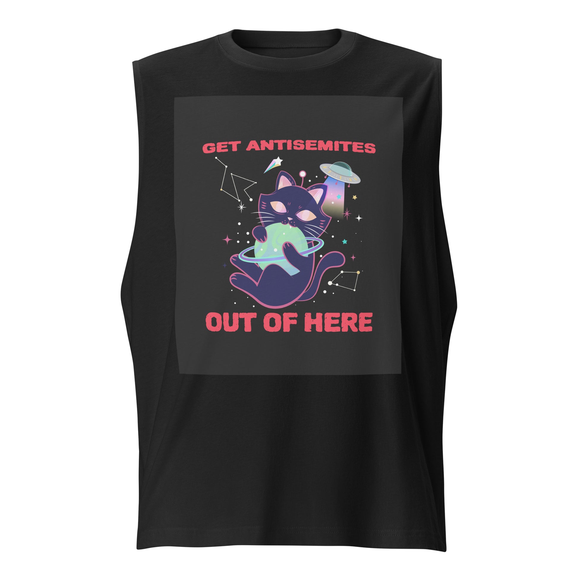 Get Alien Out | Antisemitism | Unisex Muscle Tank Top