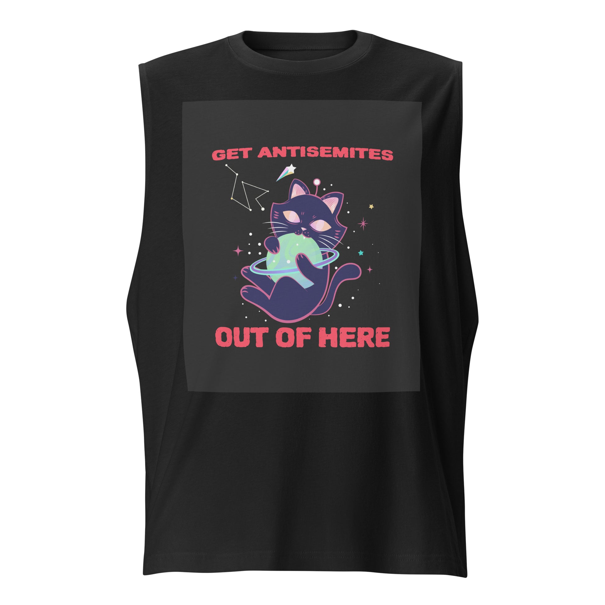Get Alien Out | Antisemitism | Unisex Muscle Tank Top Jouparty