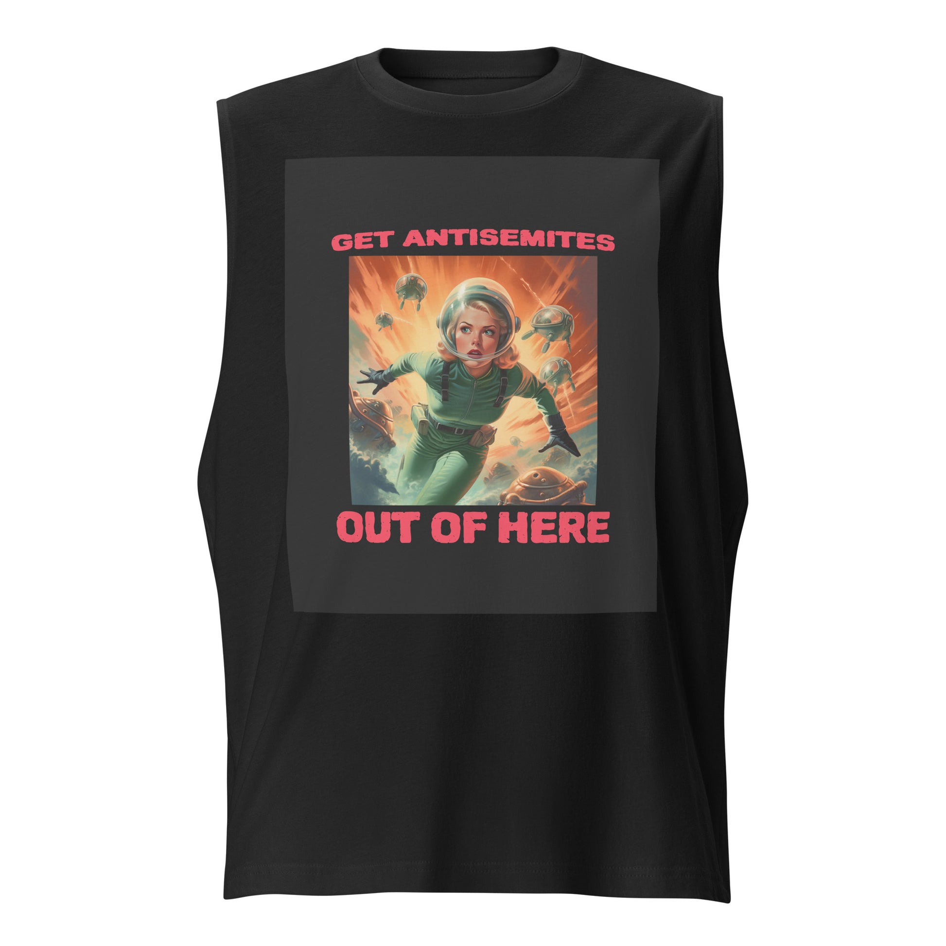 Get Alien Out | Antisemitism | Unisex Muscle Tank Top