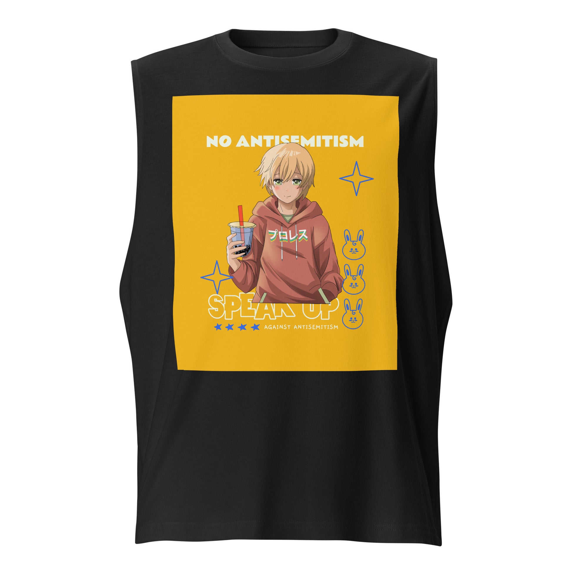 Speak Up | Antisemitism | Unisex Muscle Tank Top Jouparty