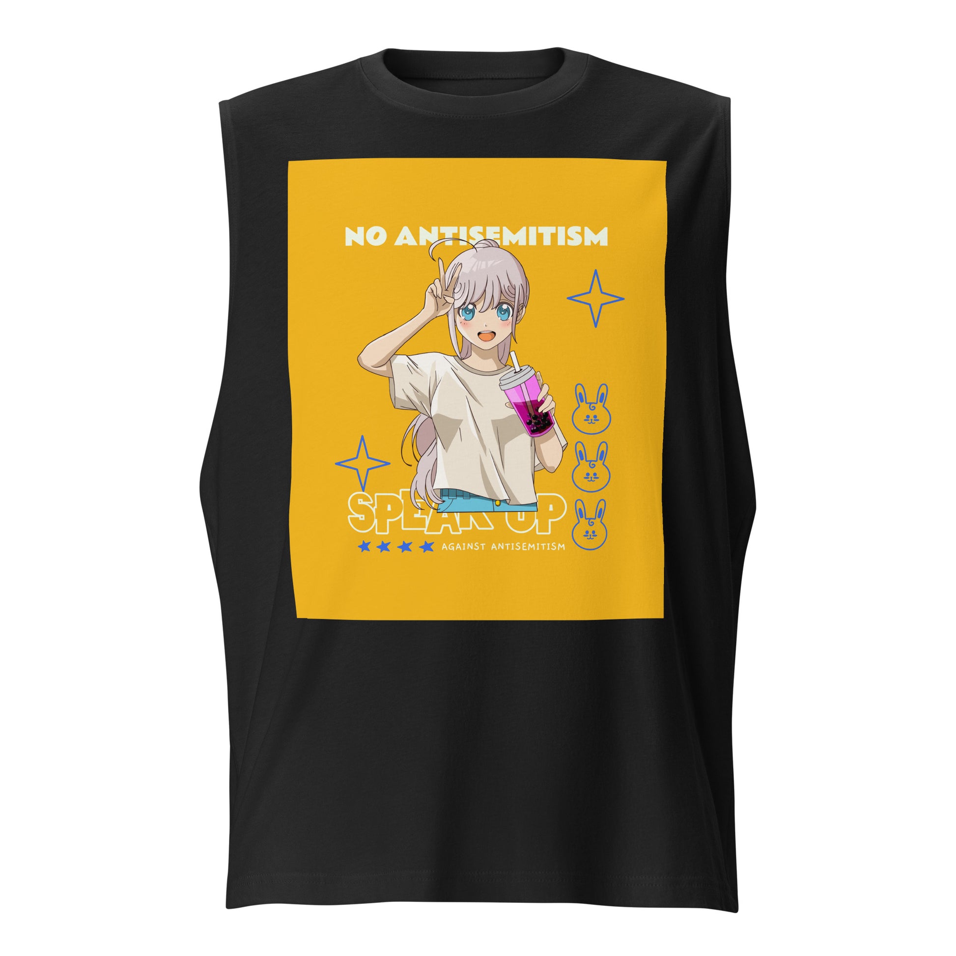 Speak Up | Antisemitism | Unisex Muscle Tank Top Jouparty