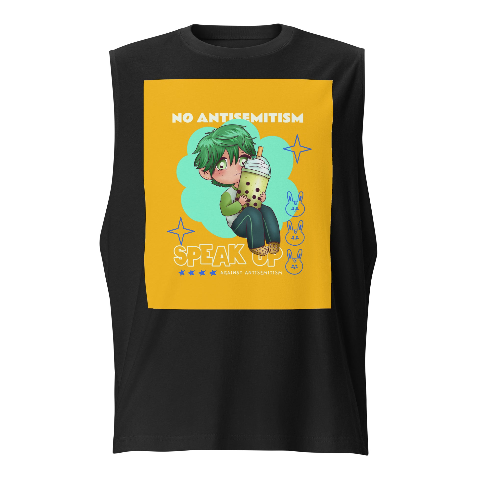 Speak Up | Antisemitism | Unisex Muscle Tank Top Jouparty
