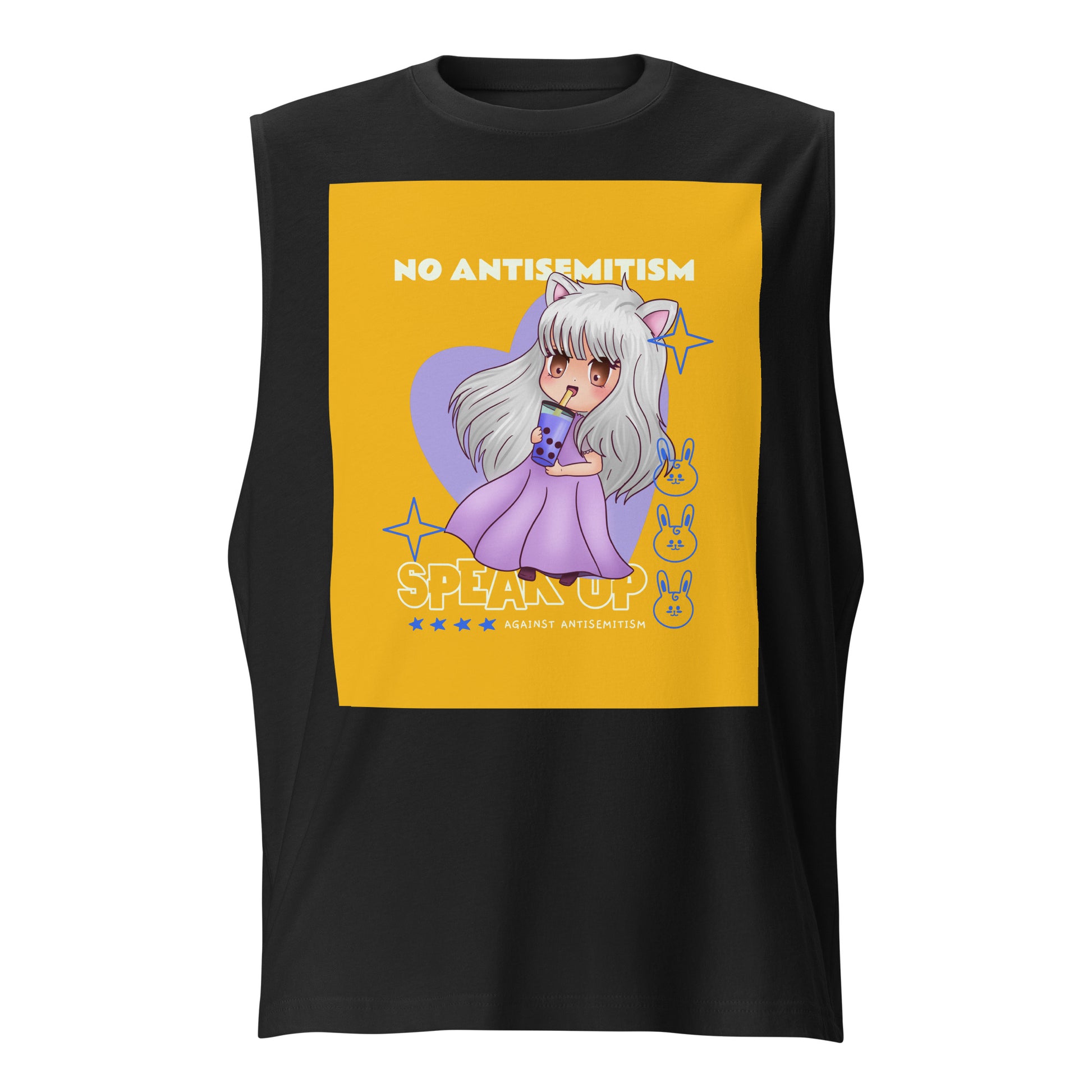 Speak Up | Antisemitism | Unisex Muscle Tank Top Jouparty