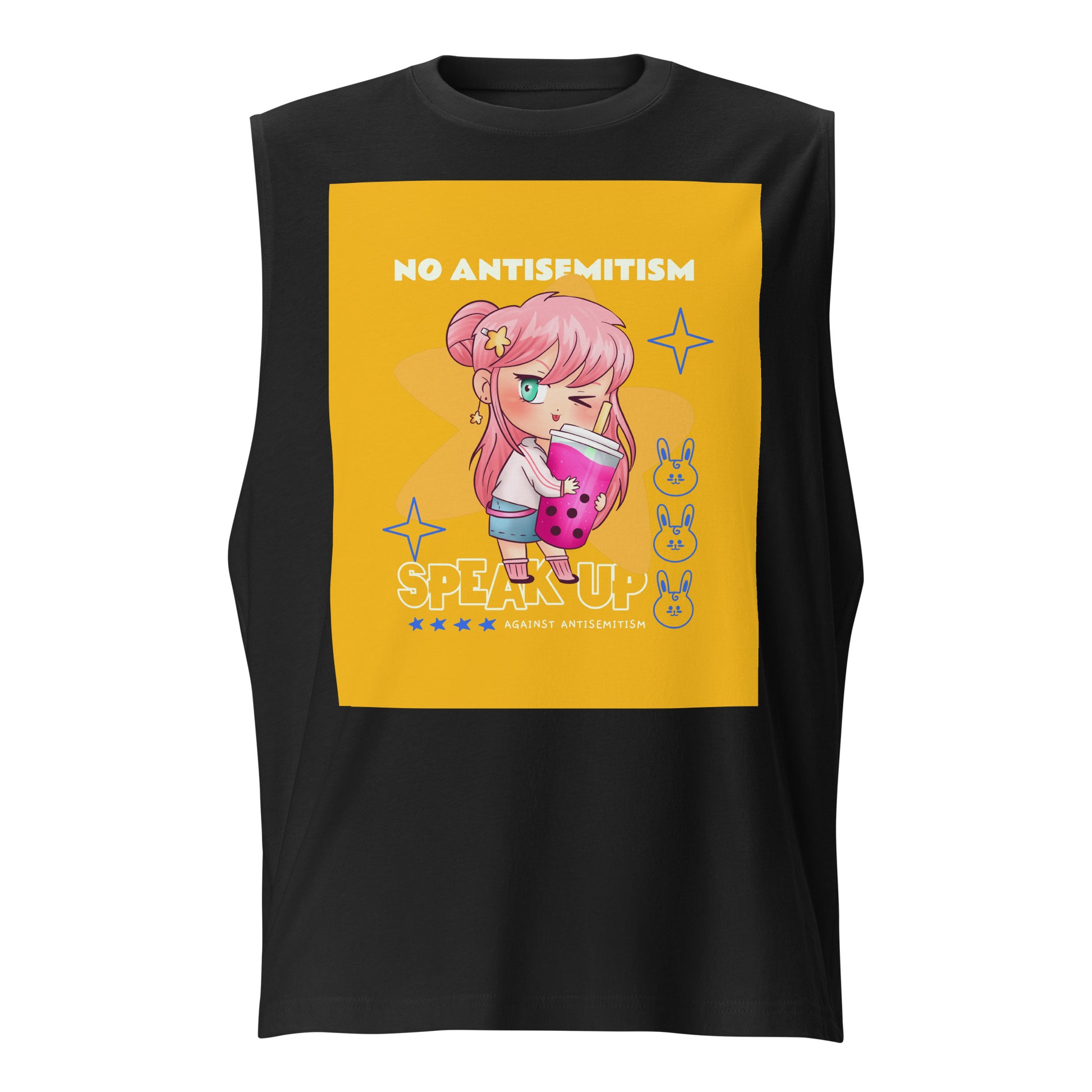 Speak Up | Antisemitism | Unisex Muscle Tank Top Jouparty