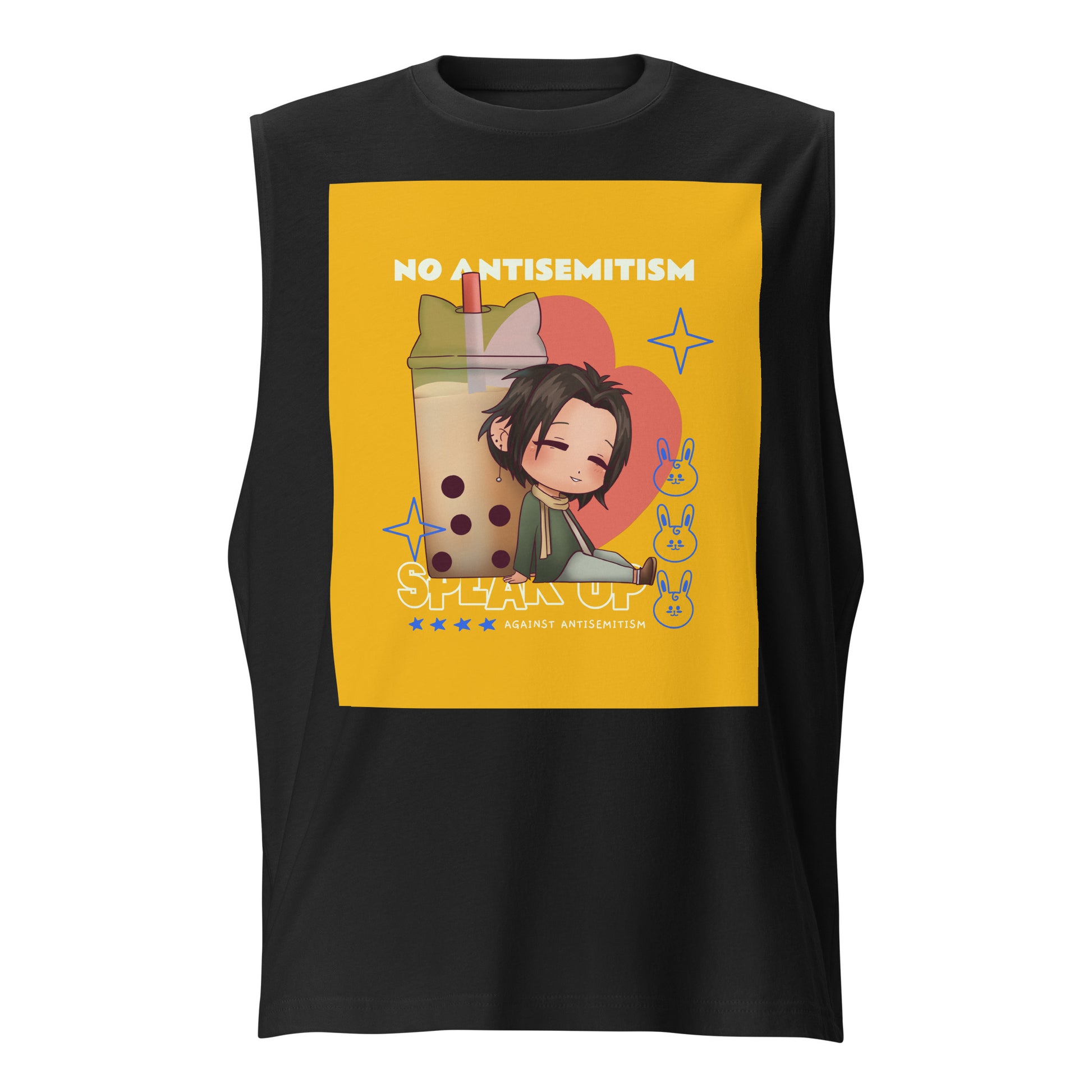 Speak Up | Antisemitism | Unisex Muscle Tank Top Jouparty