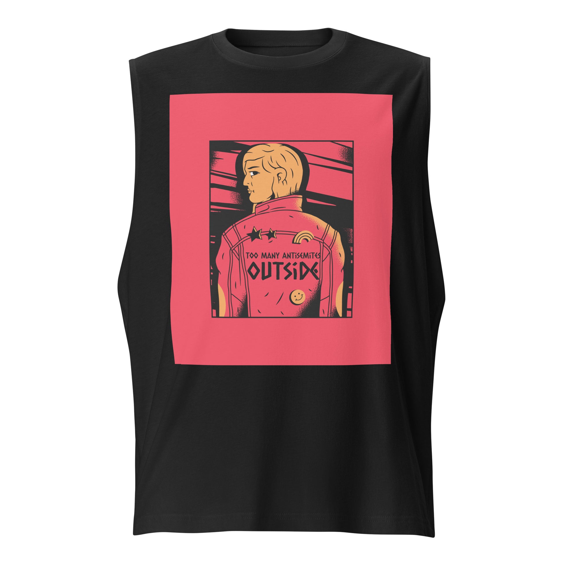 Too Many Antisemites Outside | Unisex Muscle Tank Top