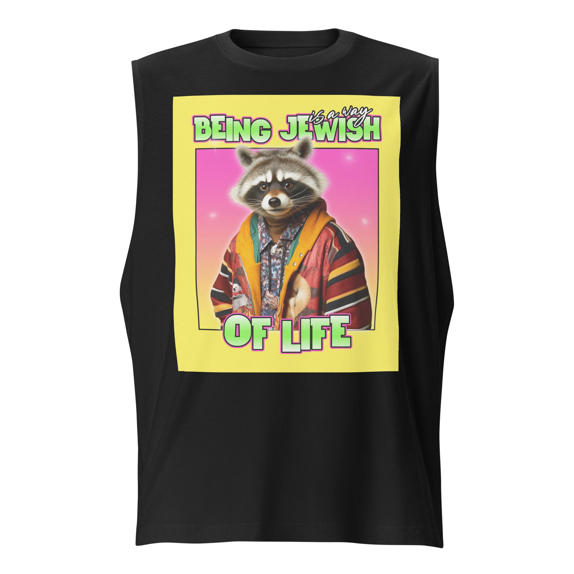 Mr Racoon | Unisex Muscle Tank Top Jouparty