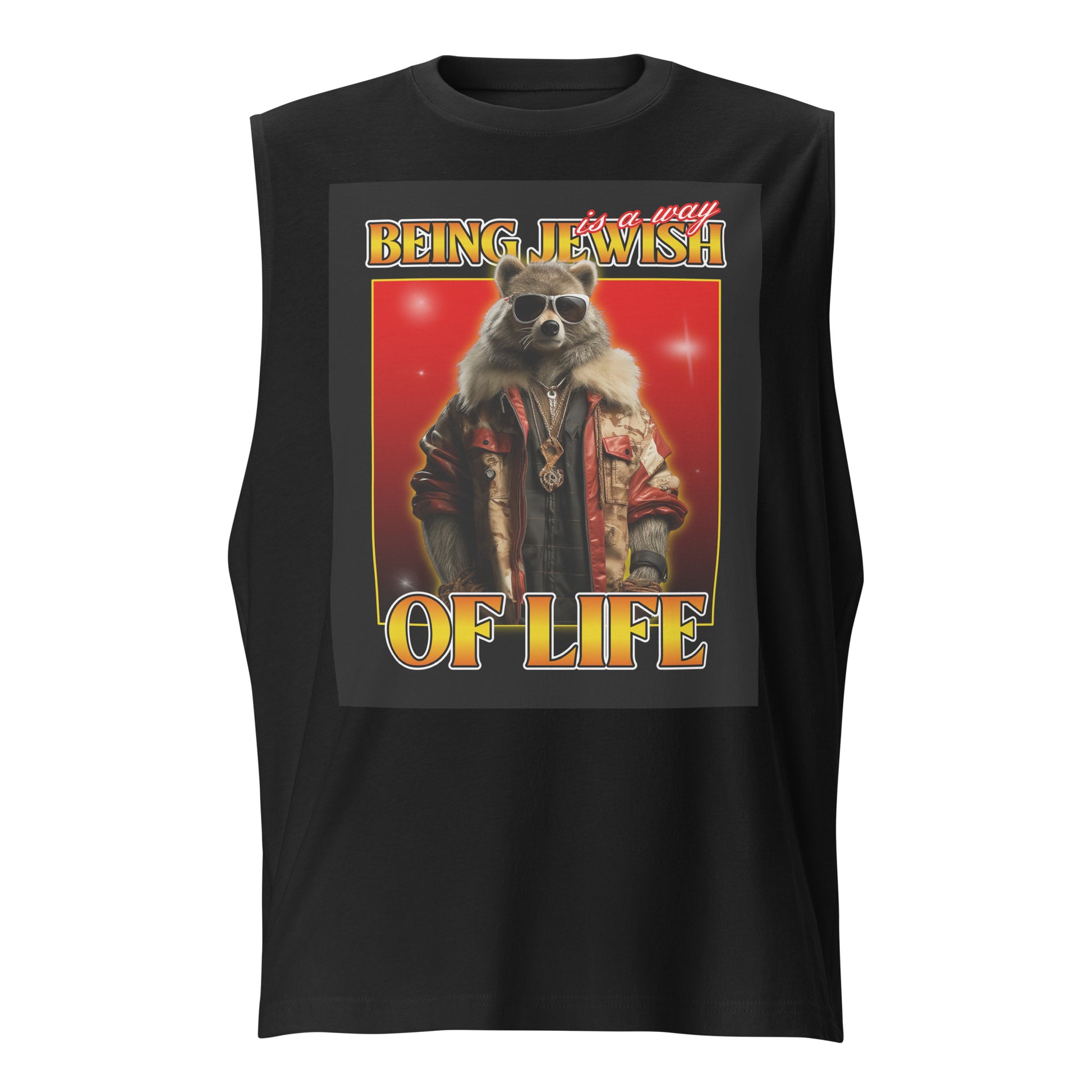 Mr Racoon | Unisex Muscle Tank Top