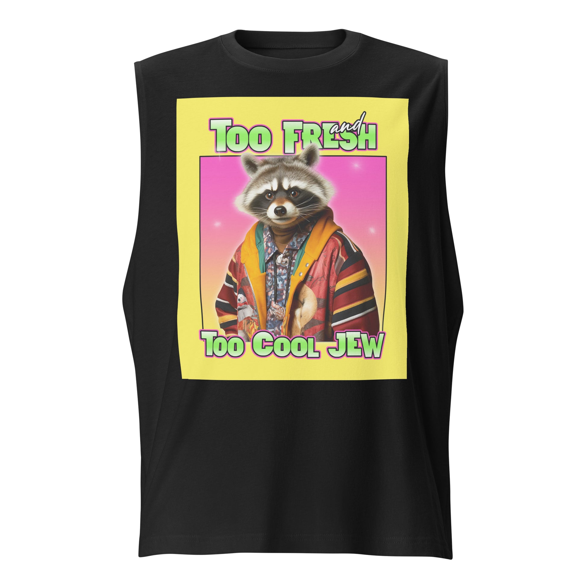 Mr Racoon | Unisex Muscle Tank Top Jouparty