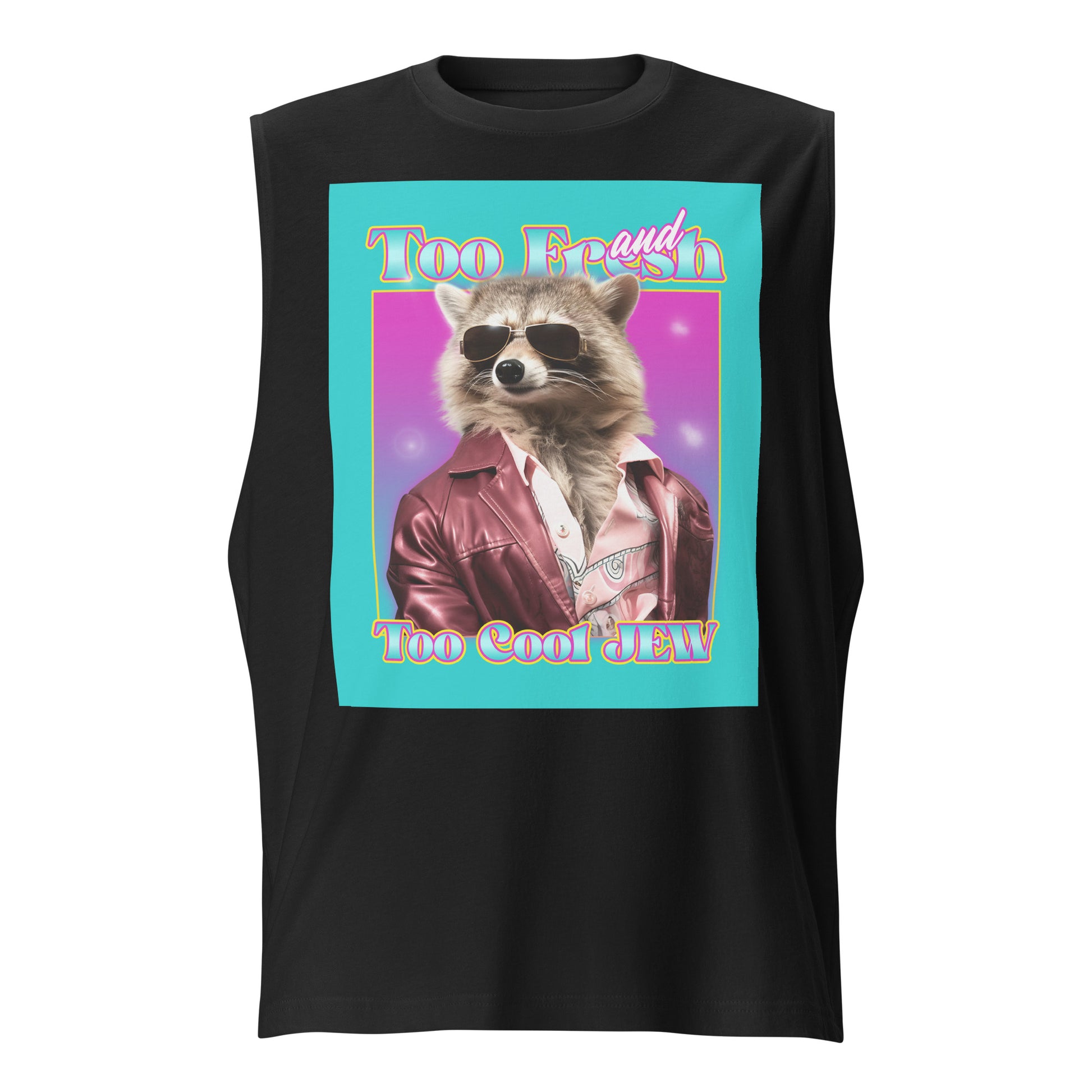 Mr Racoon | Unisex Muscle Tank Top Jouparty