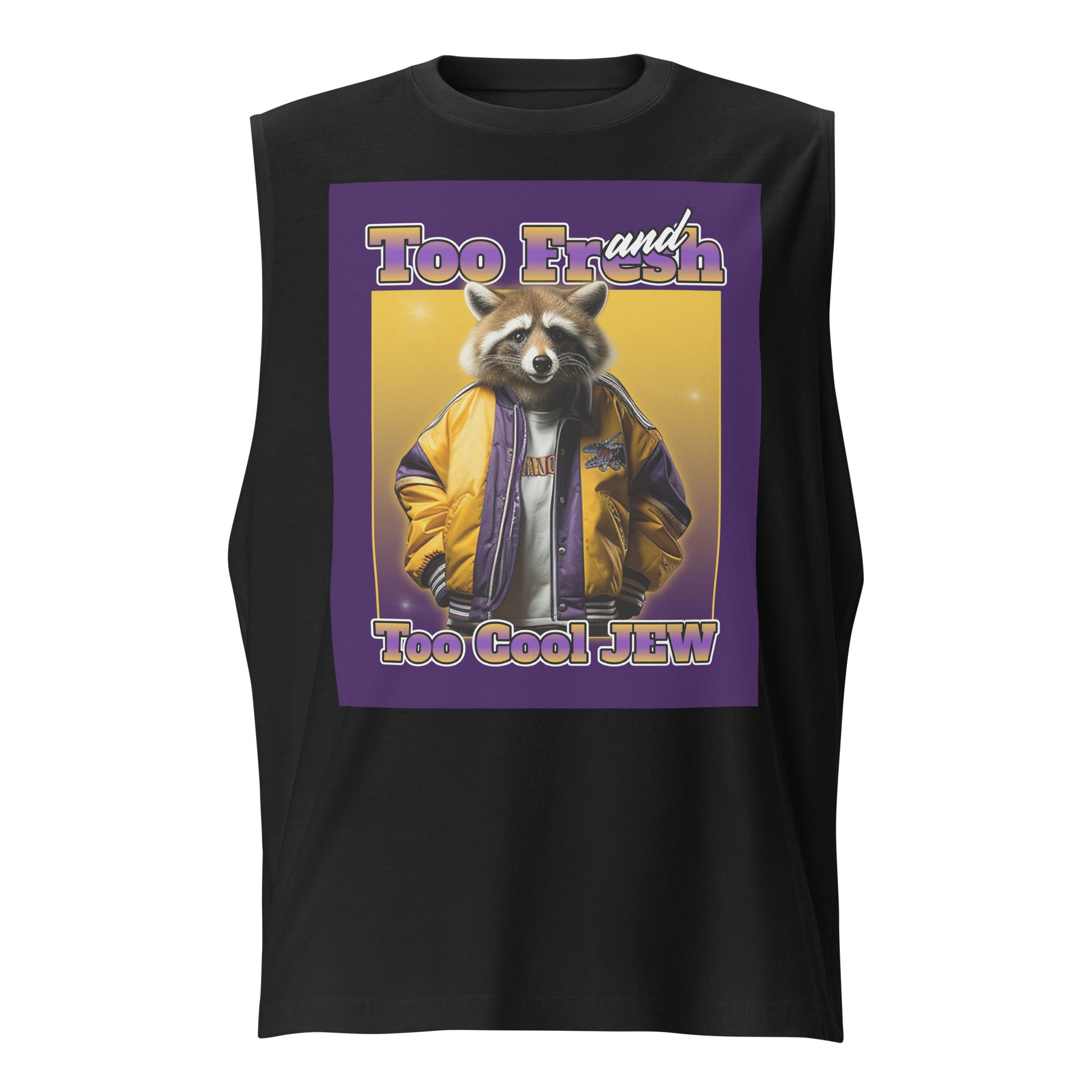 Mr Racoon | Unisex Muscle Tank Top Jouparty
