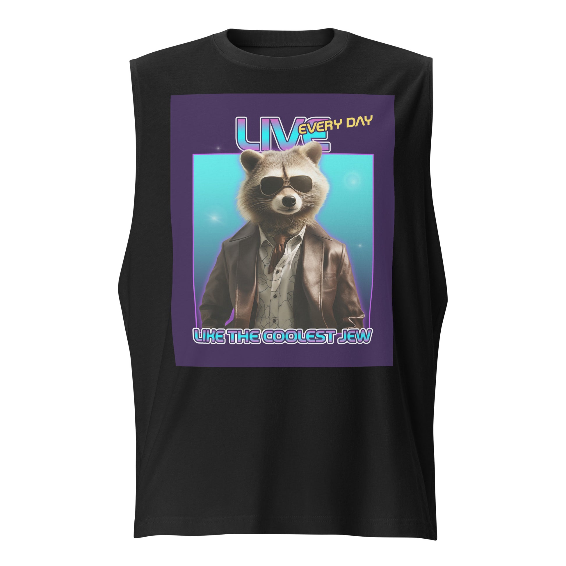 Mr Racoon | Unisex Muscle Tank Top Jouparty