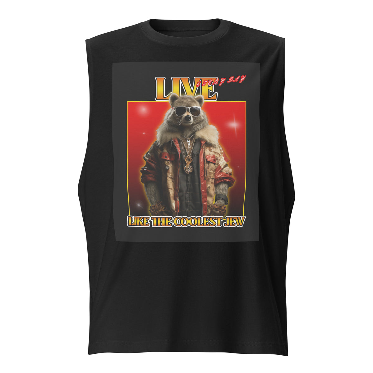 Mr Racoon | Unisex Muscle Tank Top Jouparty