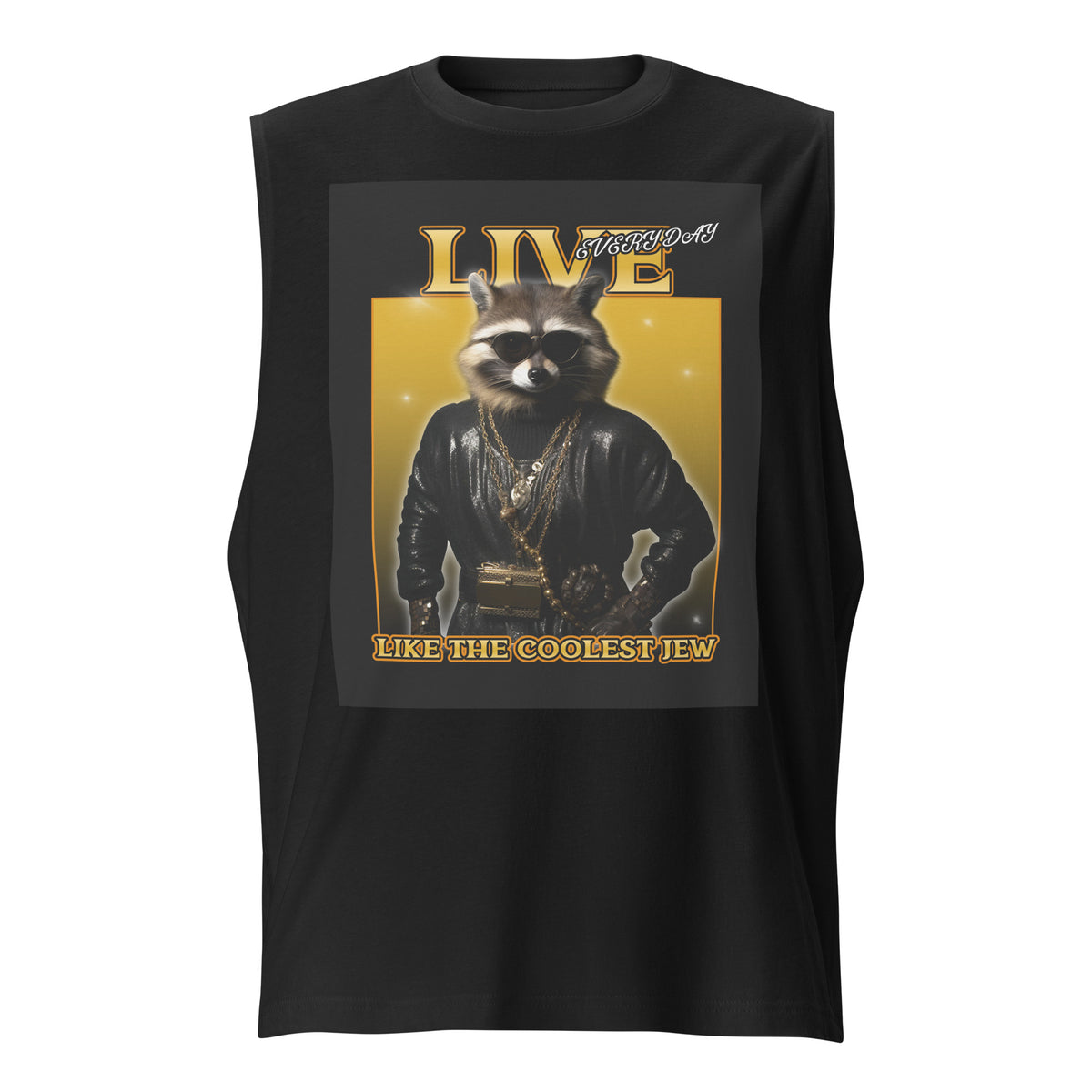 Mr Racoon | Unisex Muscle Tank Top Jouparty