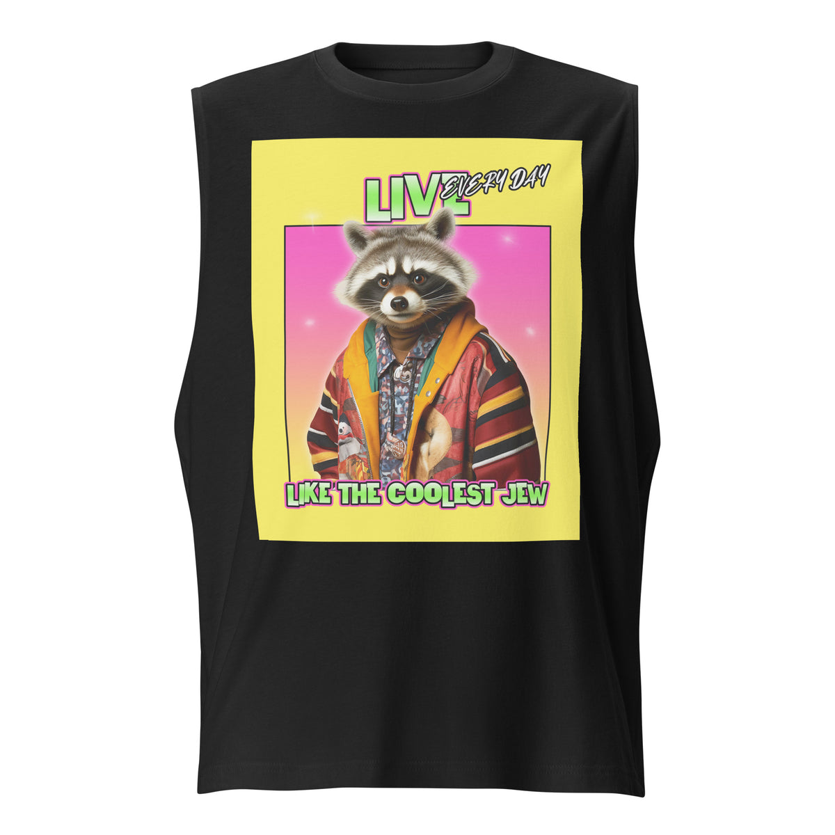 Mr Racoon | Unisex Muscle Tank Top Jouparty