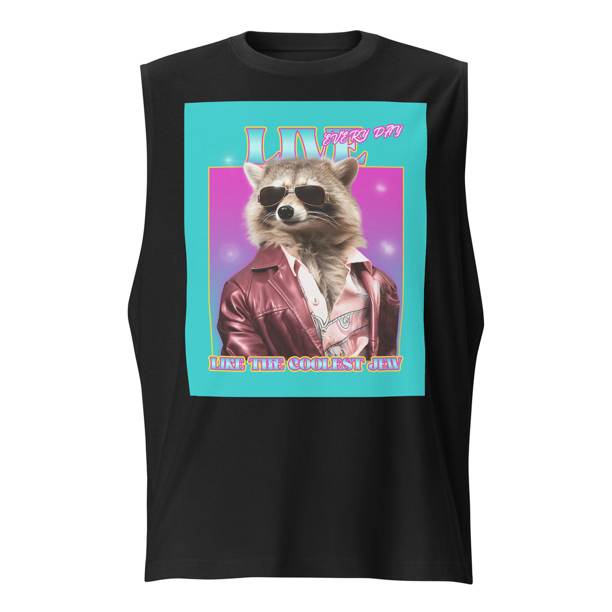 Mr Racoon | Unisex Muscle Tank Top Jouparty