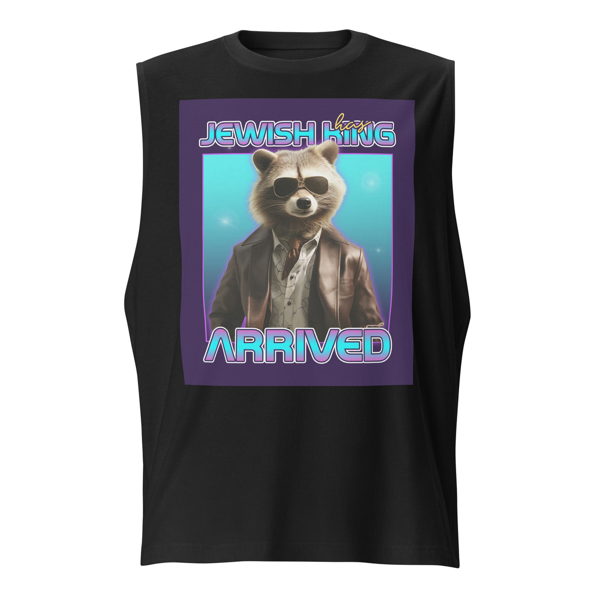 Mr Racoon | Unisex Muscle Tank Top Jouparty