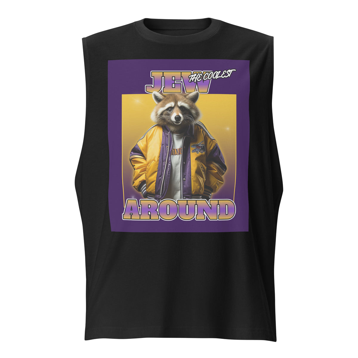 Mr Racoon | Unisex Muscle Tank Top Jouparty