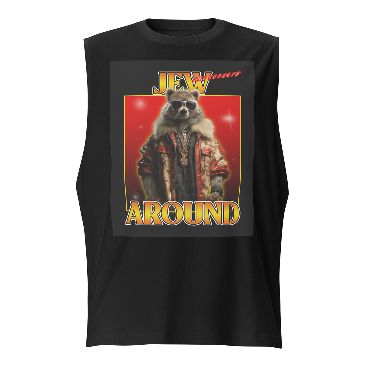 Mr Racoon | Unisex Muscle Tank Top Jouparty
