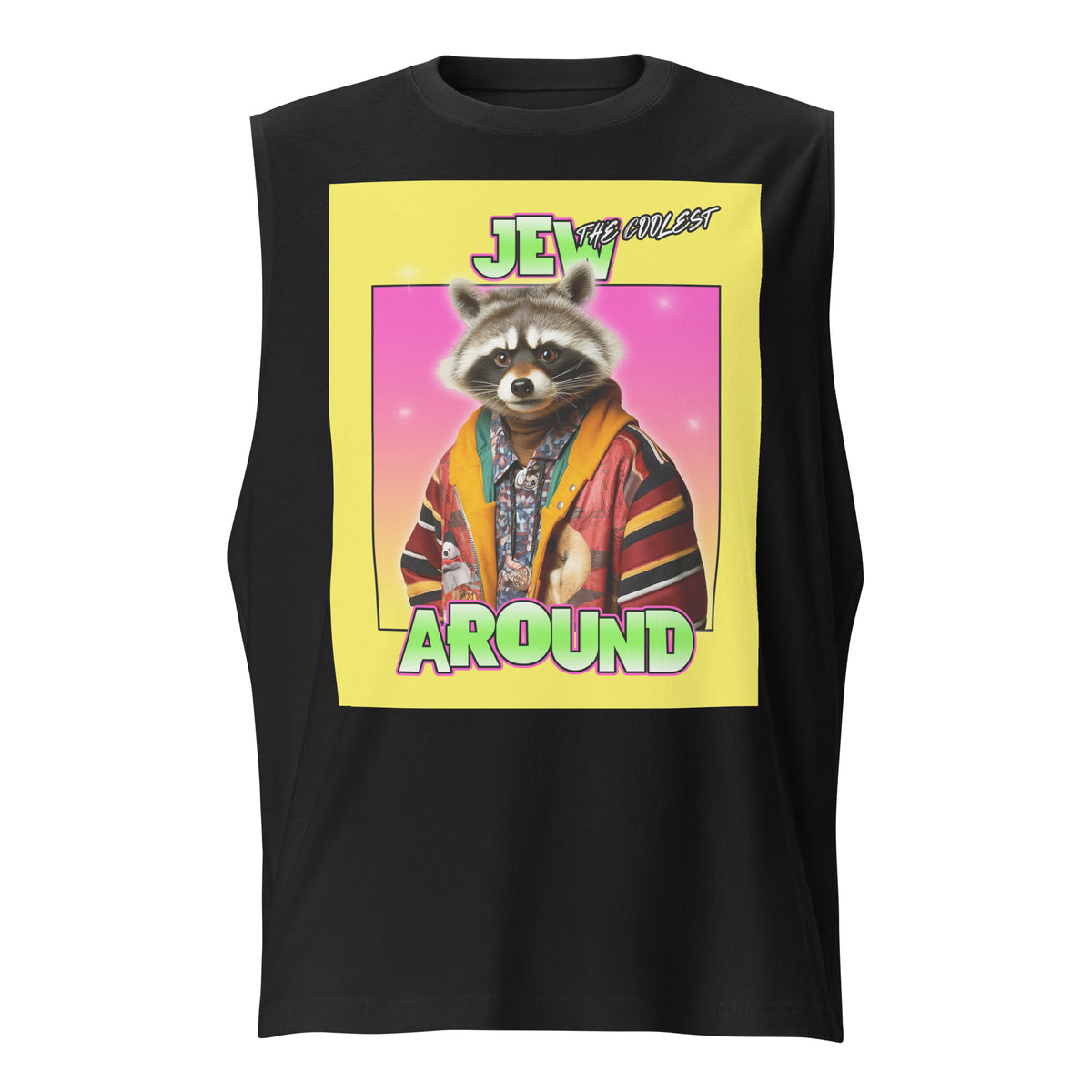 Mr Racoon | Unisex Muscle Tank Top Jouparty