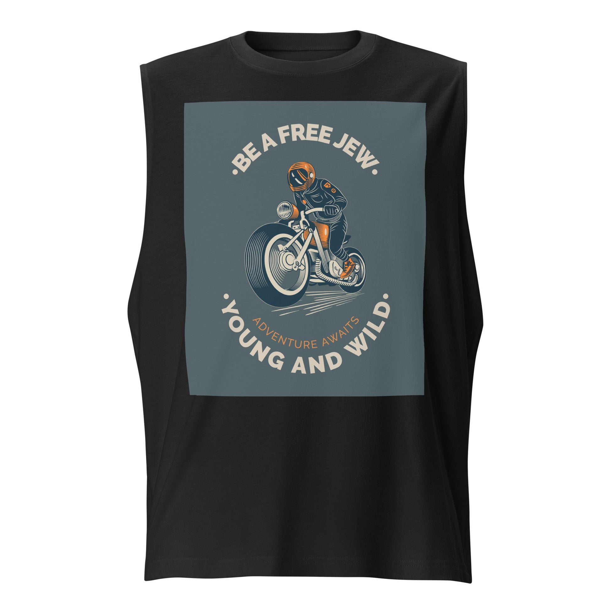 Biker Road | Jews | Unisex Muscle Tank Top Jouparty