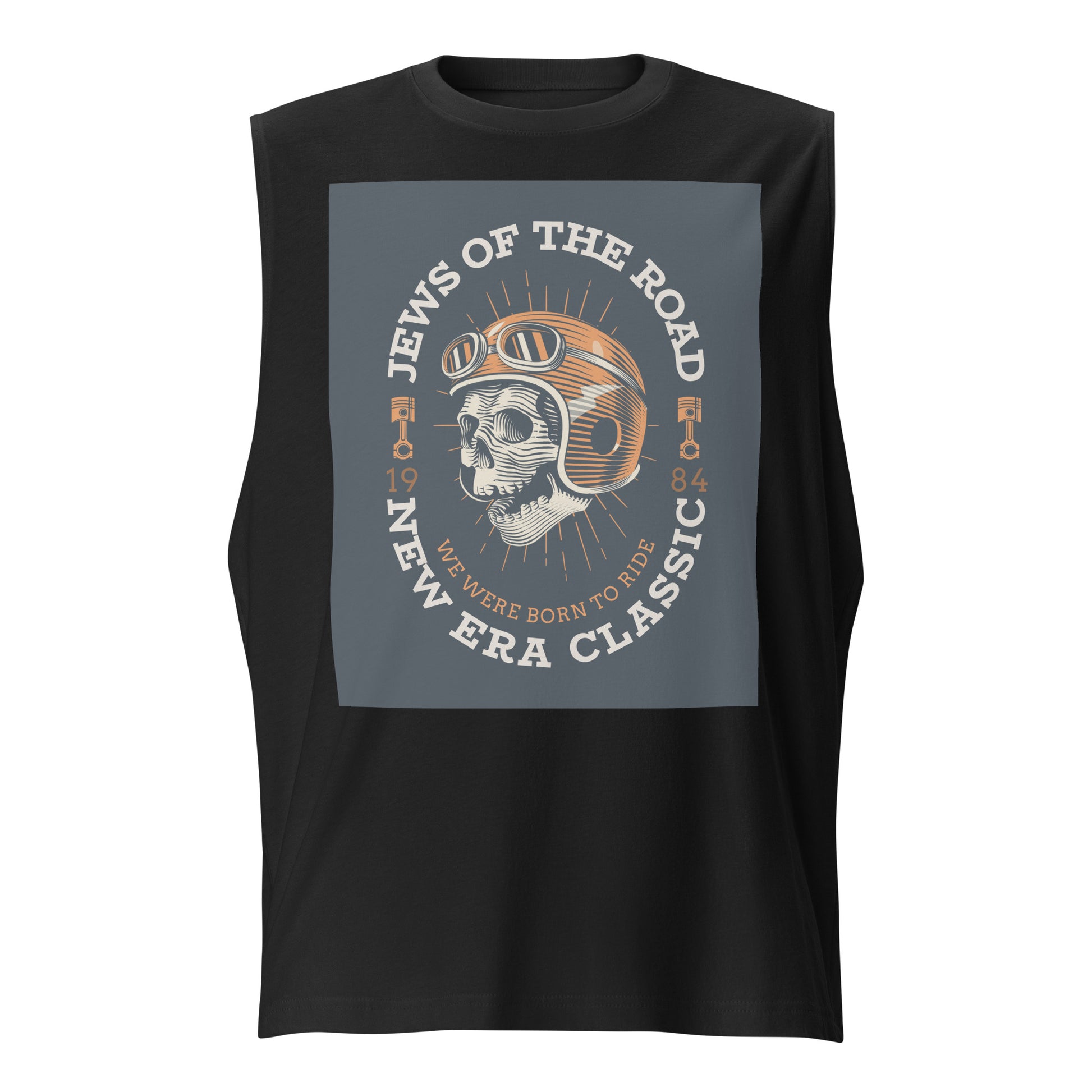 Biker Road | Jews | Unisex Muscle Tank Top Jouparty