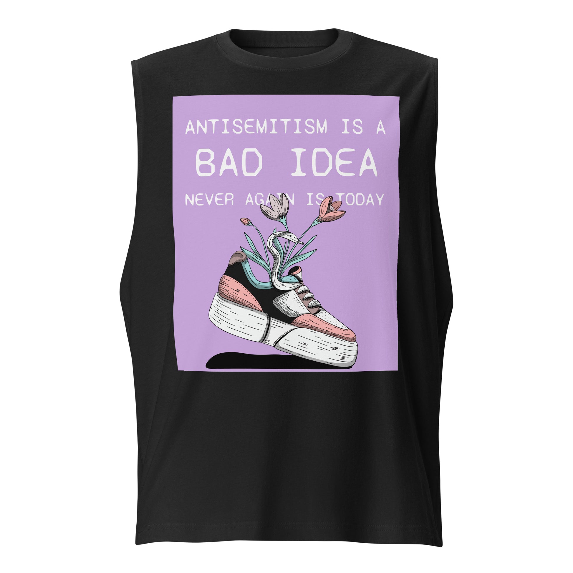 Bad Idea | Antisemitism | Unisex Muscle Tank Top