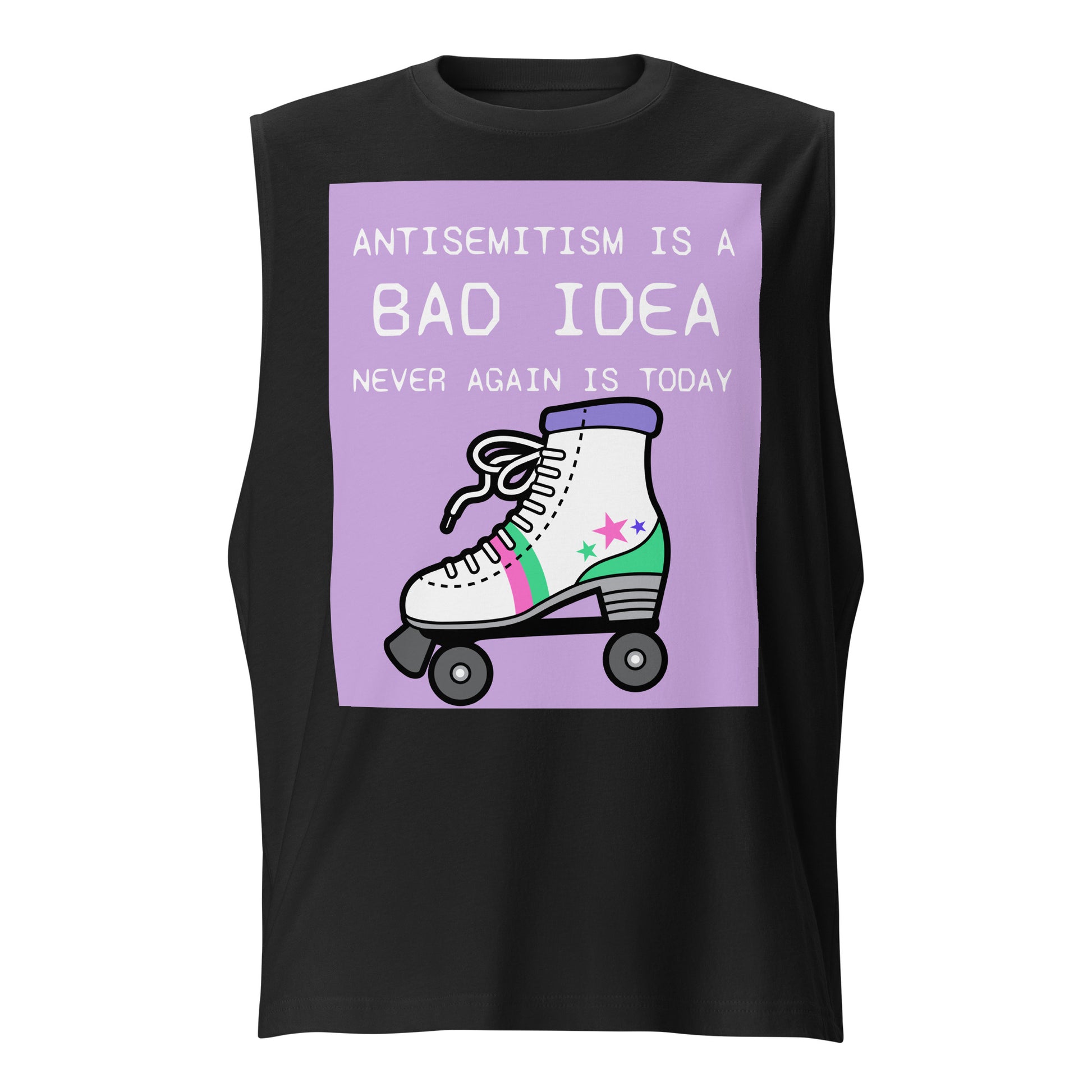 Bad Idea | Antisemitism | Unisex Muscle Tank Top Jouparty