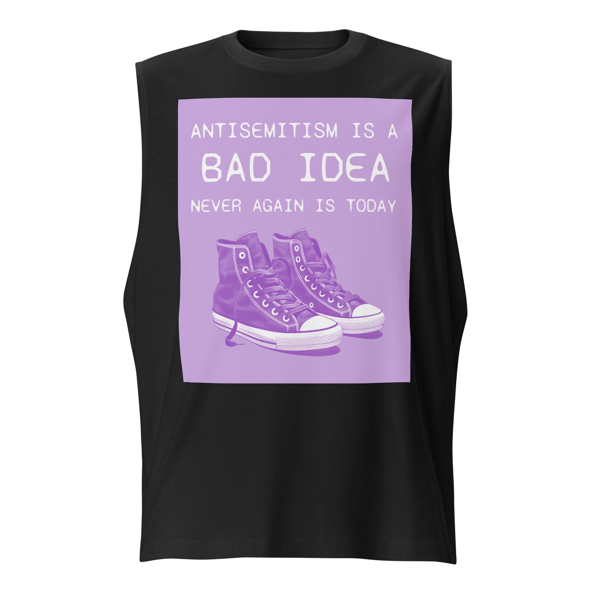 Bad Idea | Antisemitism | Unisex Muscle Tank Top