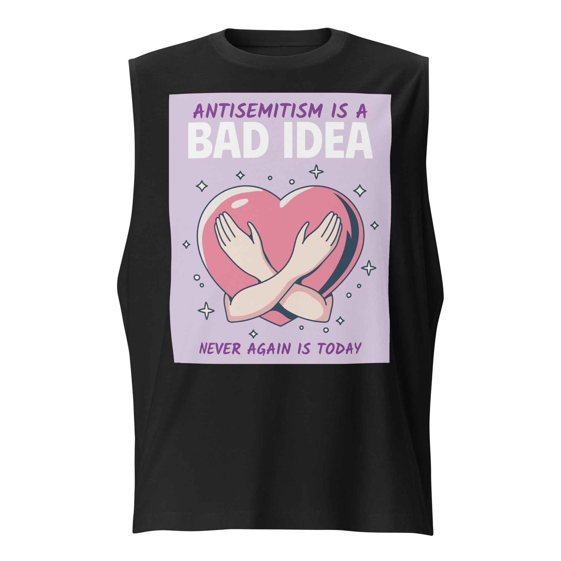 Bad Idea | Antisemitism | Unisex Muscle Tank Top