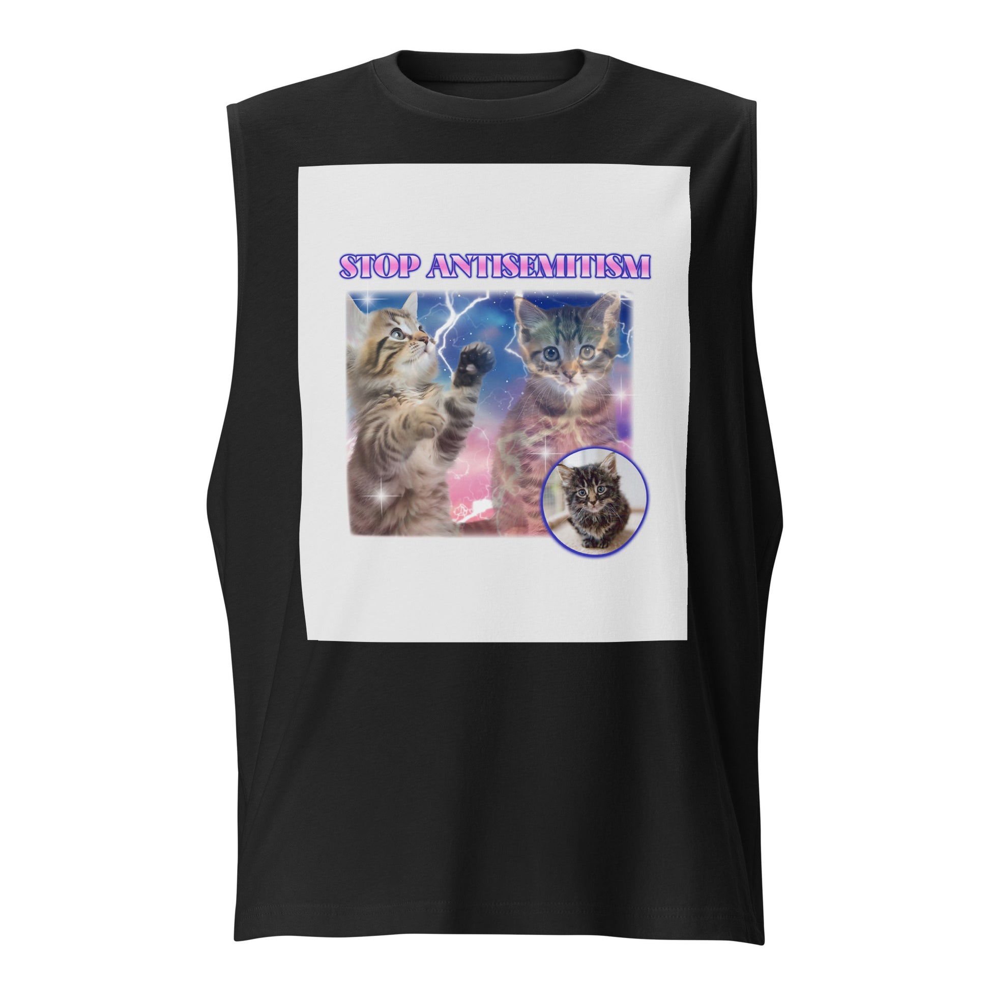 Sweet Cats | Antisemitism | Unisex Muscle Tank Top Jouparty