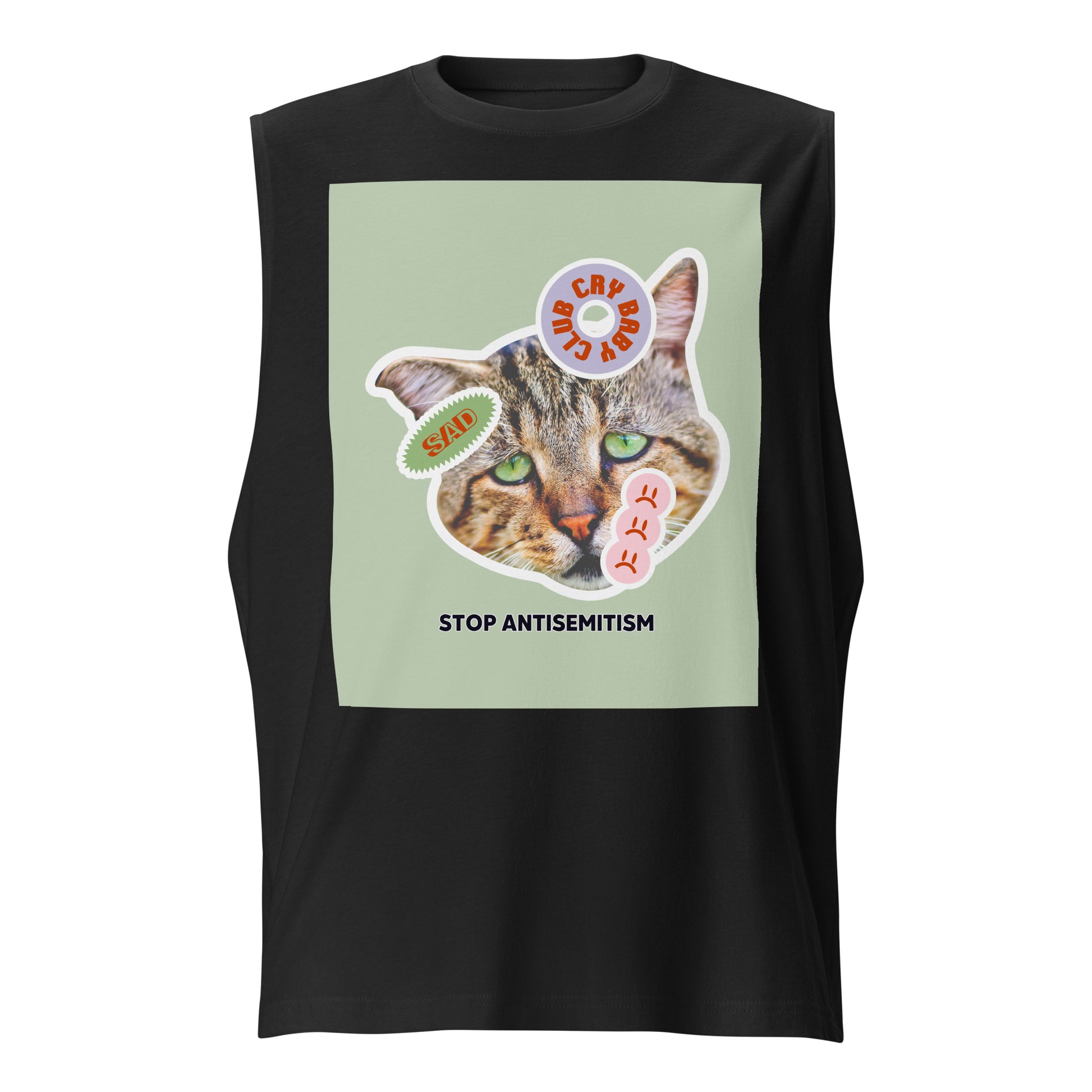 Sweet Cats | Antisemitism | Unisex Muscle Tank Top Jouparty