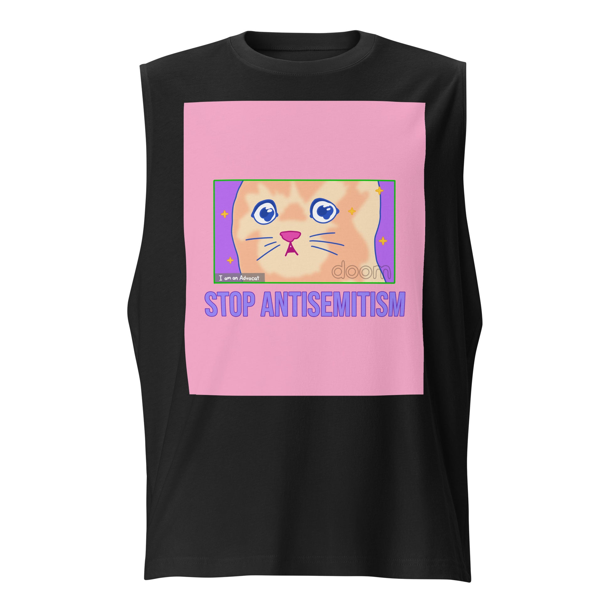 Sweet Cats | Antisemitism | Unisex Muscle Tank Top Jouparty