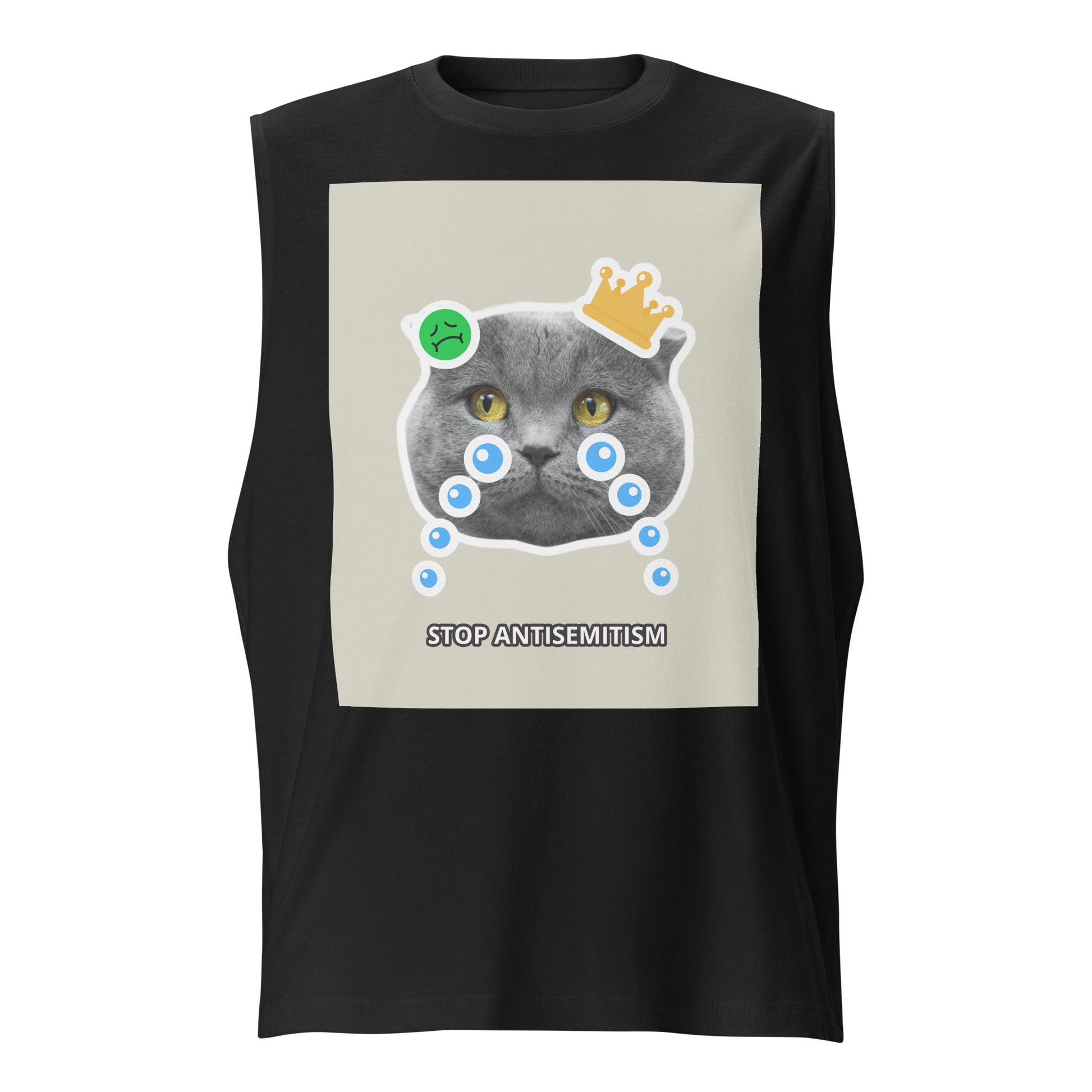 Sweet Cats | Antisemitism | Unisex Muscle Tank Top Jouparty