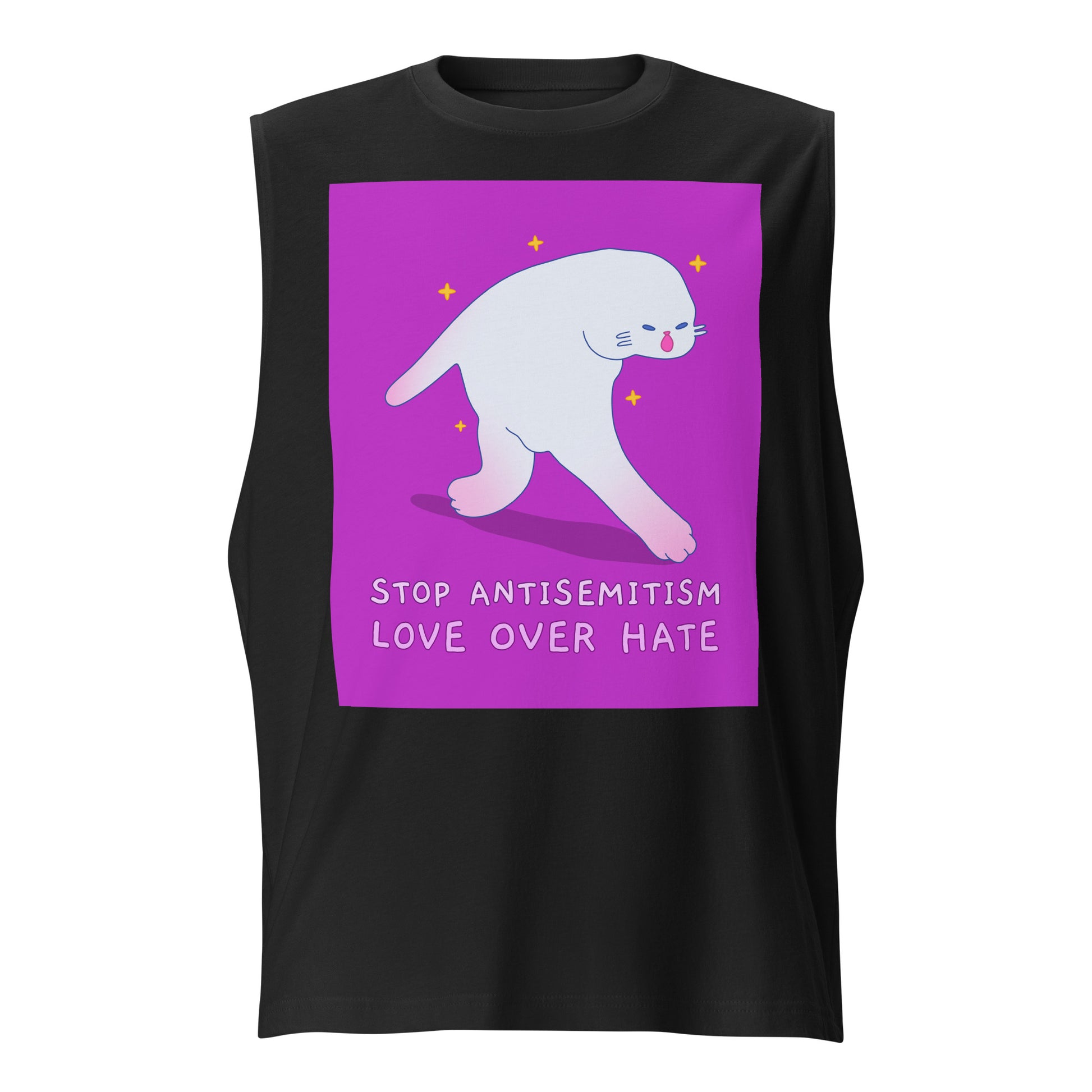 Sweet Cats | Antisemitism | Unisex Muscle Tank Top Jouparty
