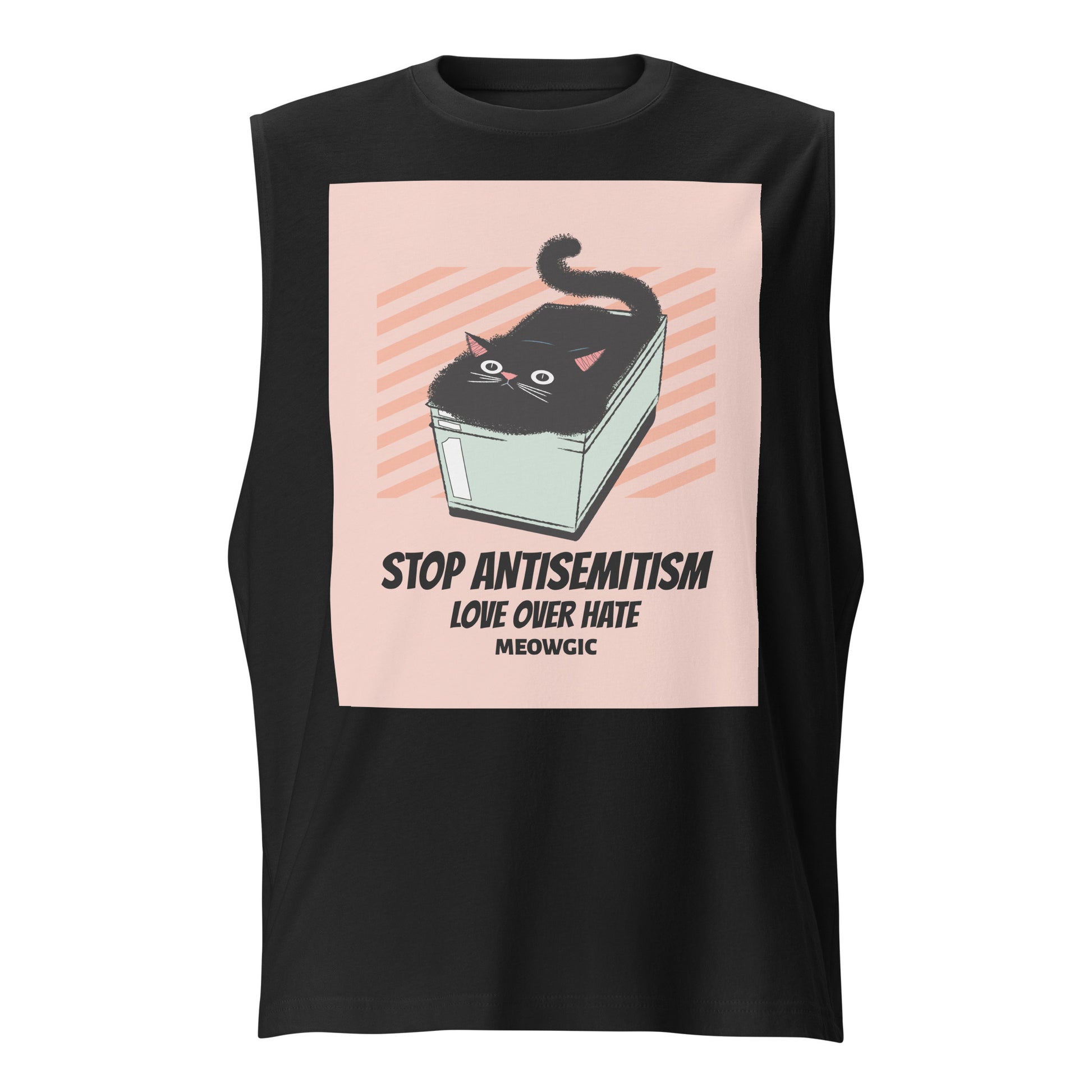 Sweet Cats | Antisemitism | Unisex Muscle Tank Top Jouparty
