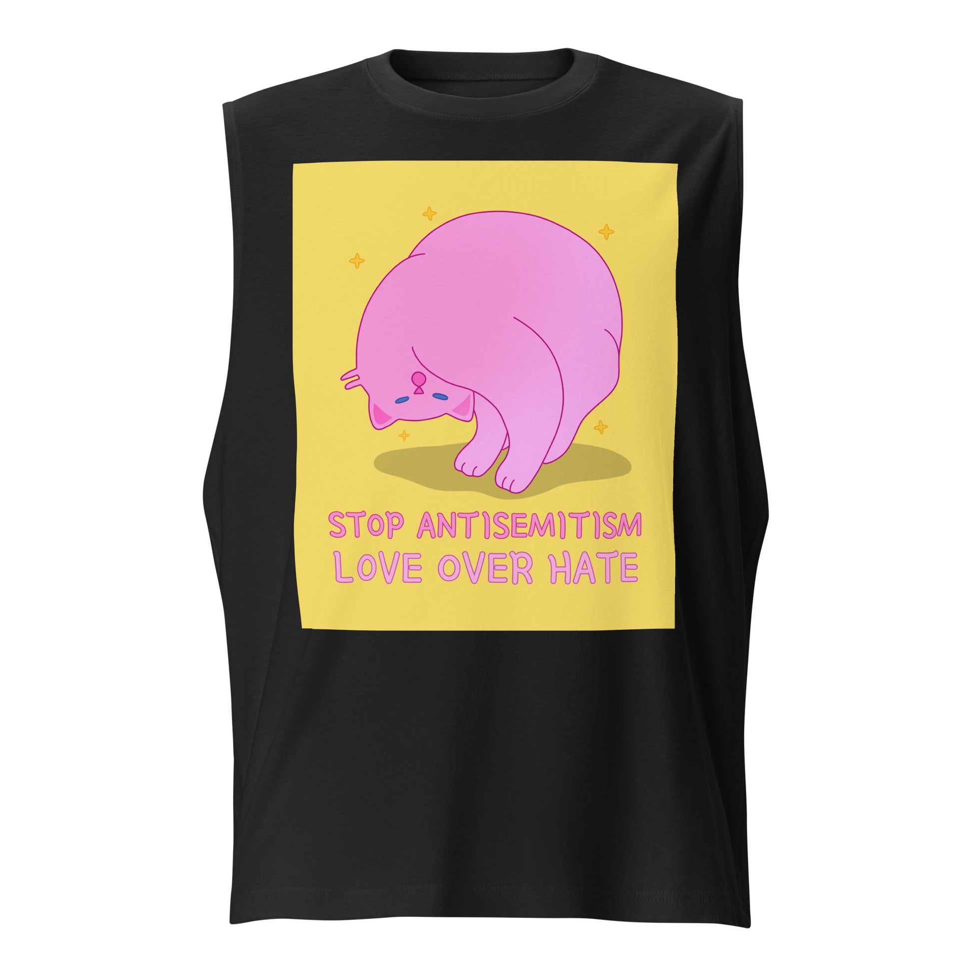 Sweet Cats | Antisemitism | Unisex Muscle Tank Top Jouparty