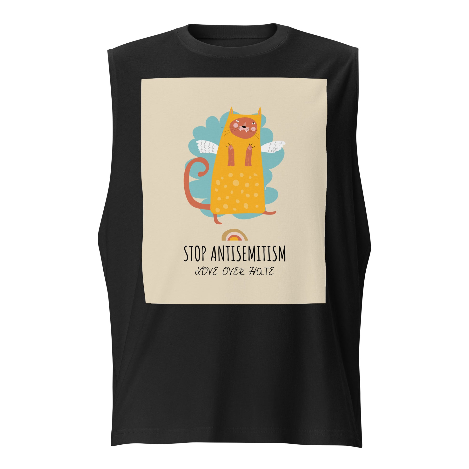 Sweet Cats | Antisemitism | Unisex Muscle Tank Top Jouparty