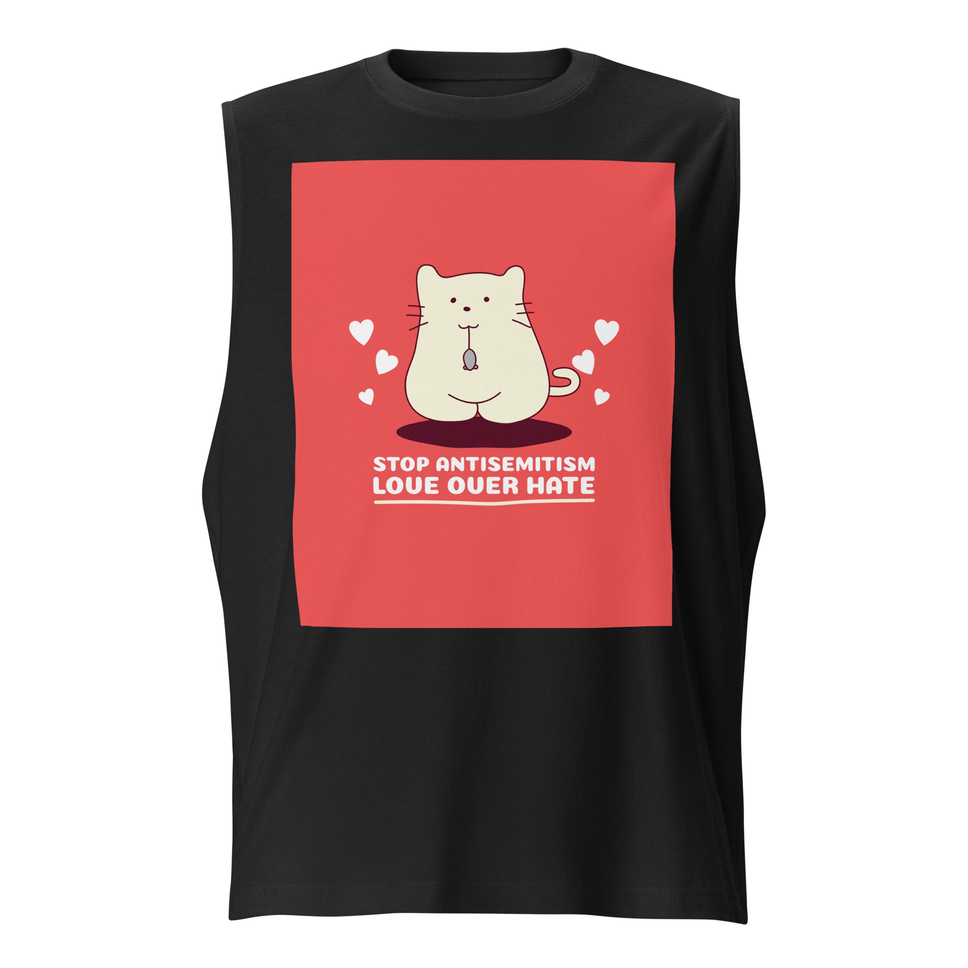 Sweet Cats | Antisemitism | Unisex Muscle Tank Top Jouparty
