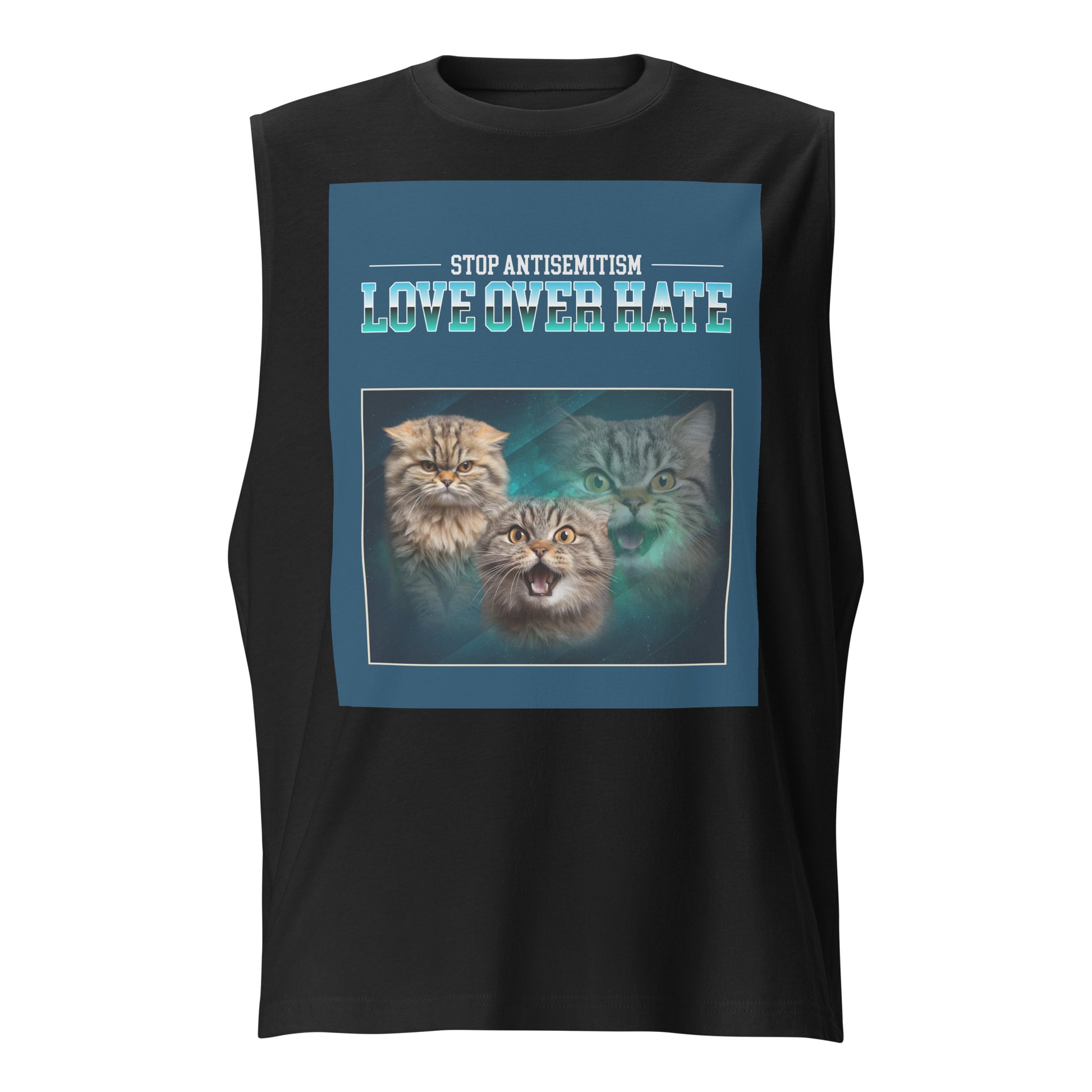 Sweet Cats | Antisemitism | Unisex Muscle Tank Top